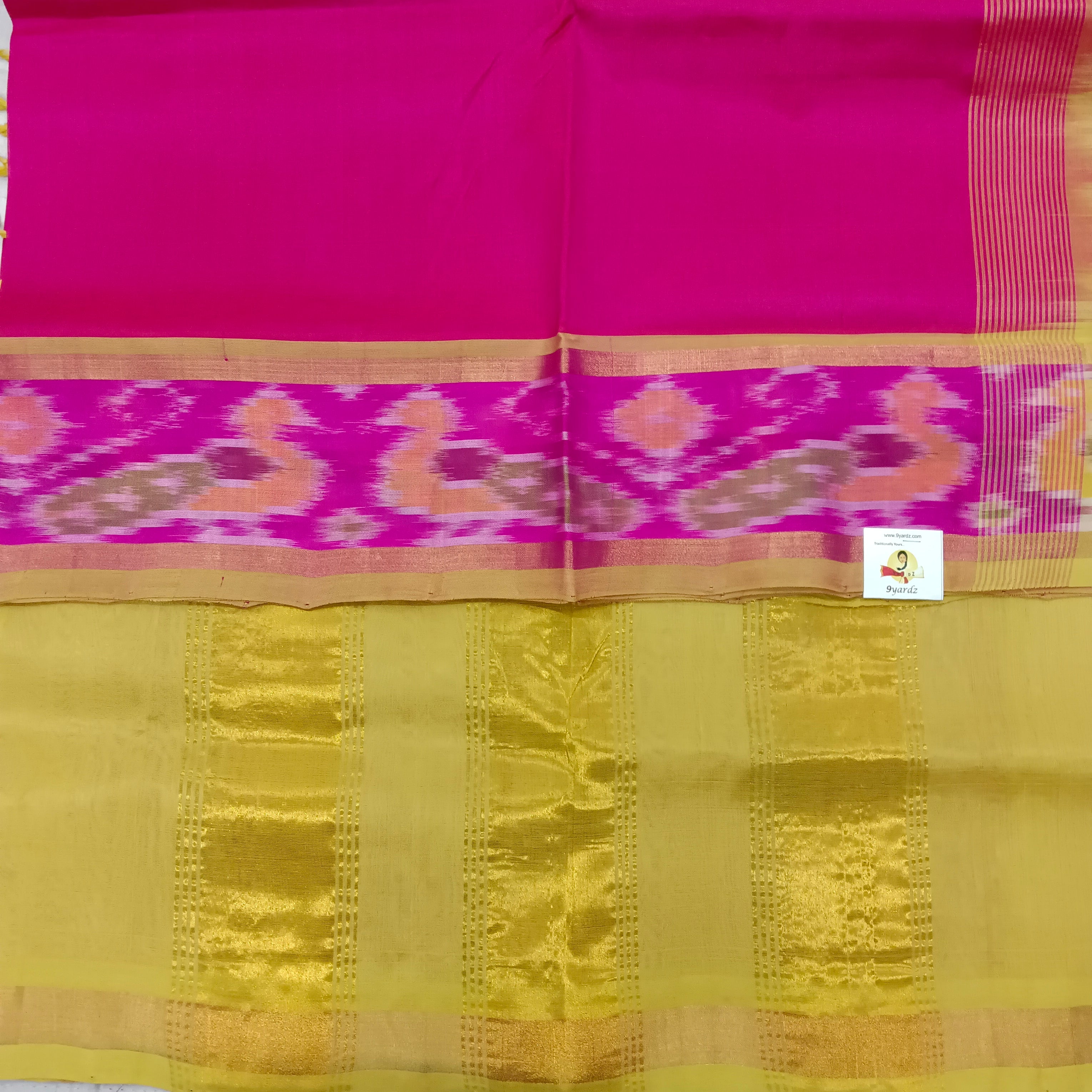 Pure silk cotton 6 yards