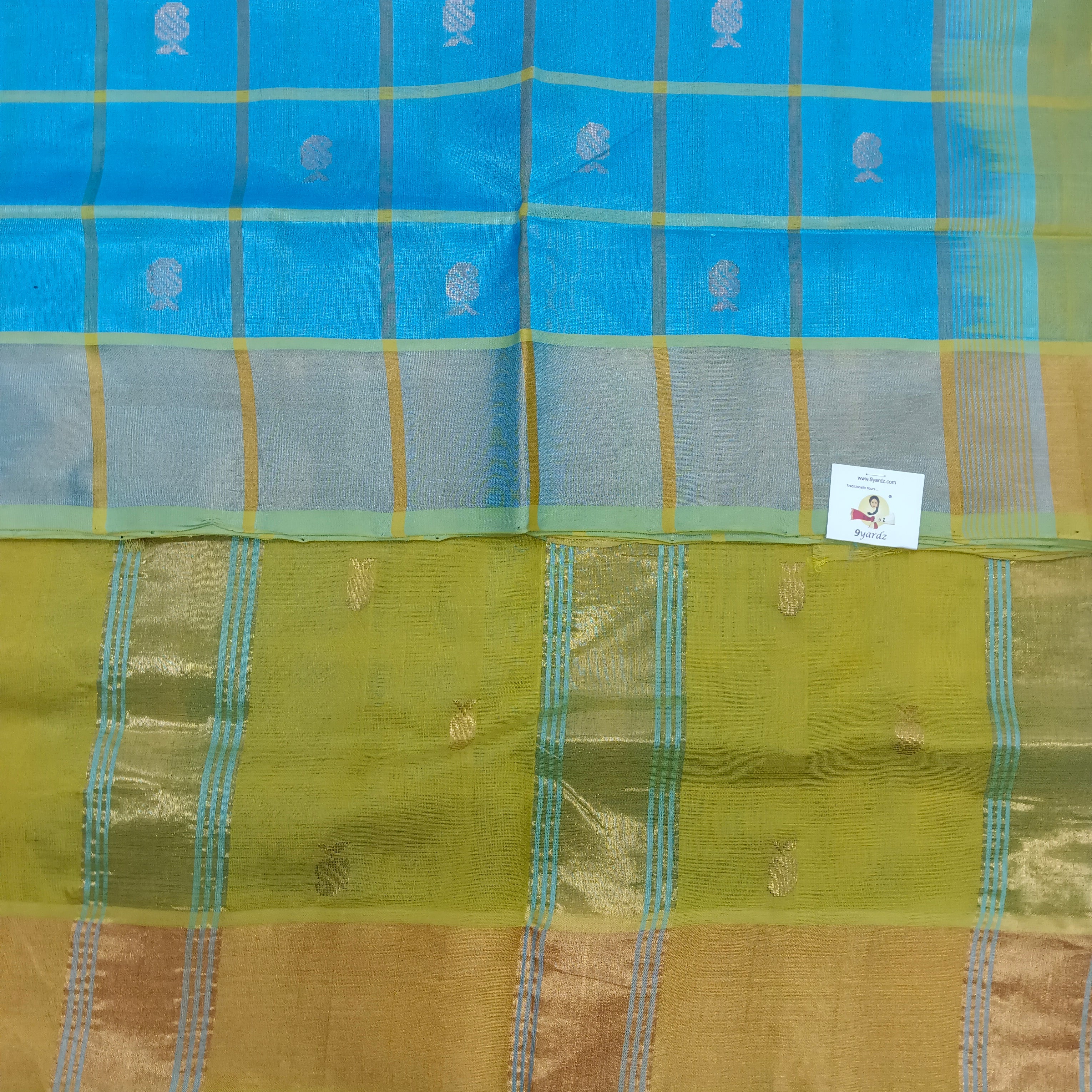 Pure silk cotton 6 yards