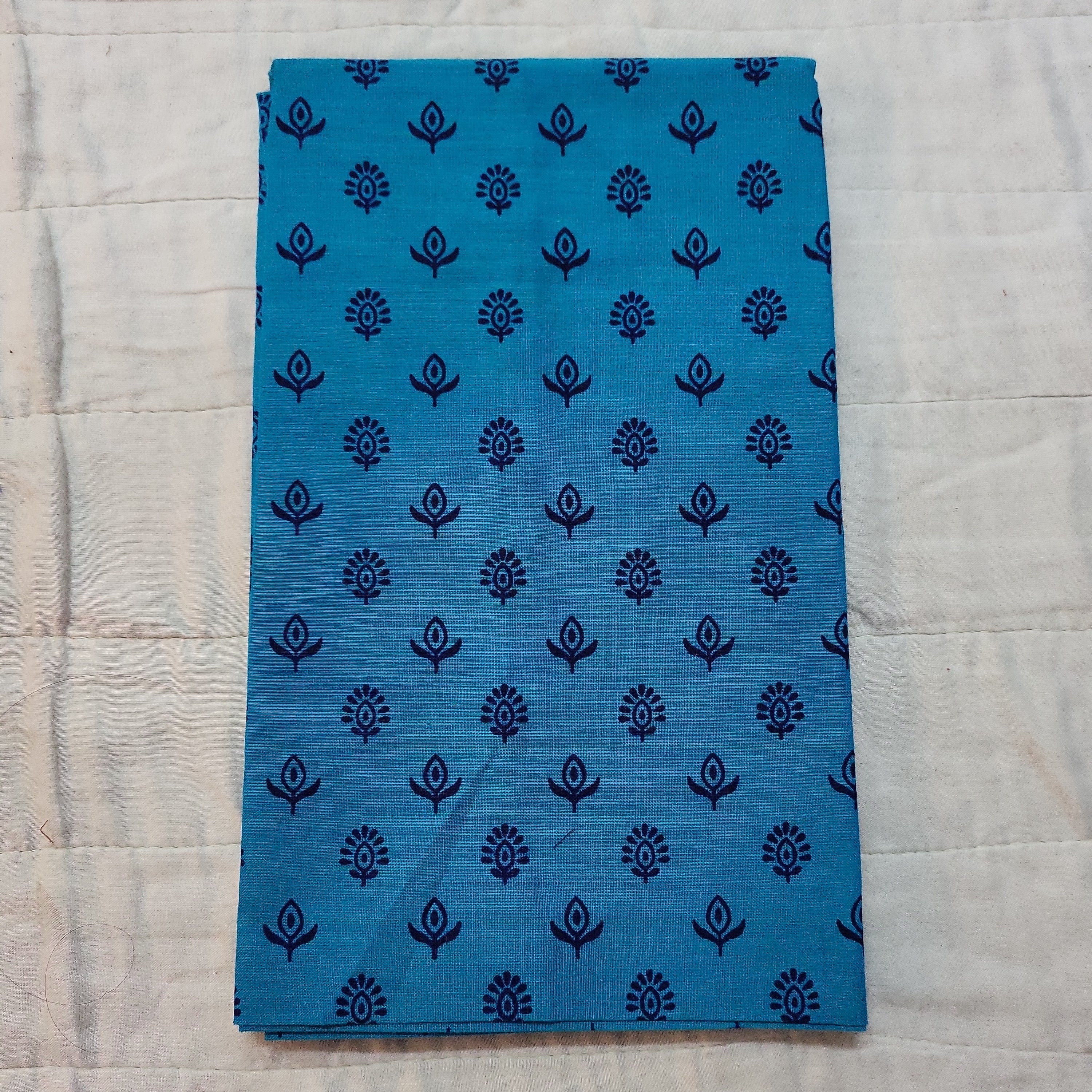 Printed cotton blouse bits