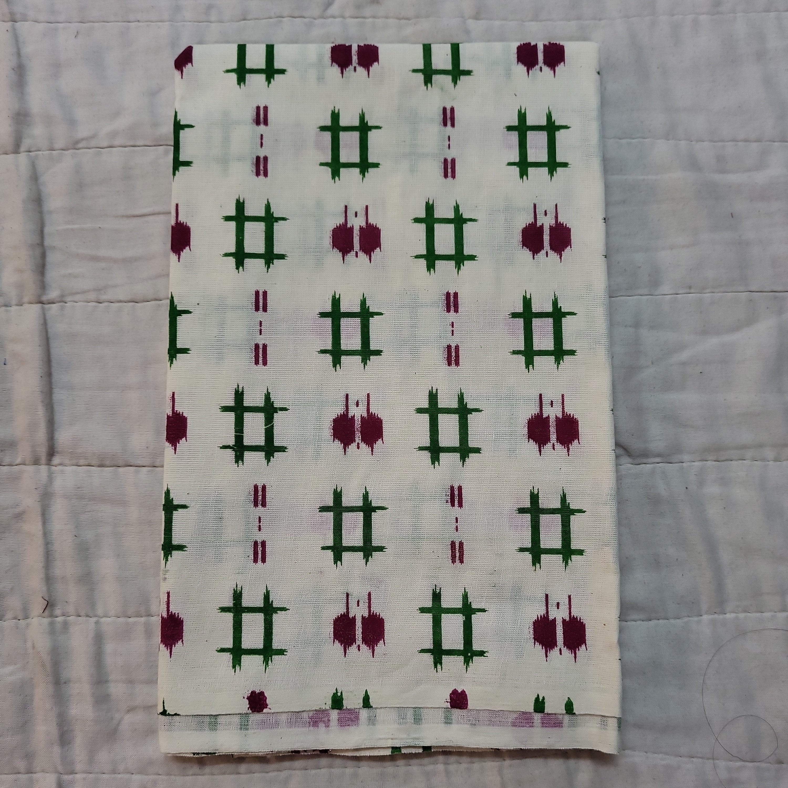 Printed cotton blouse bits