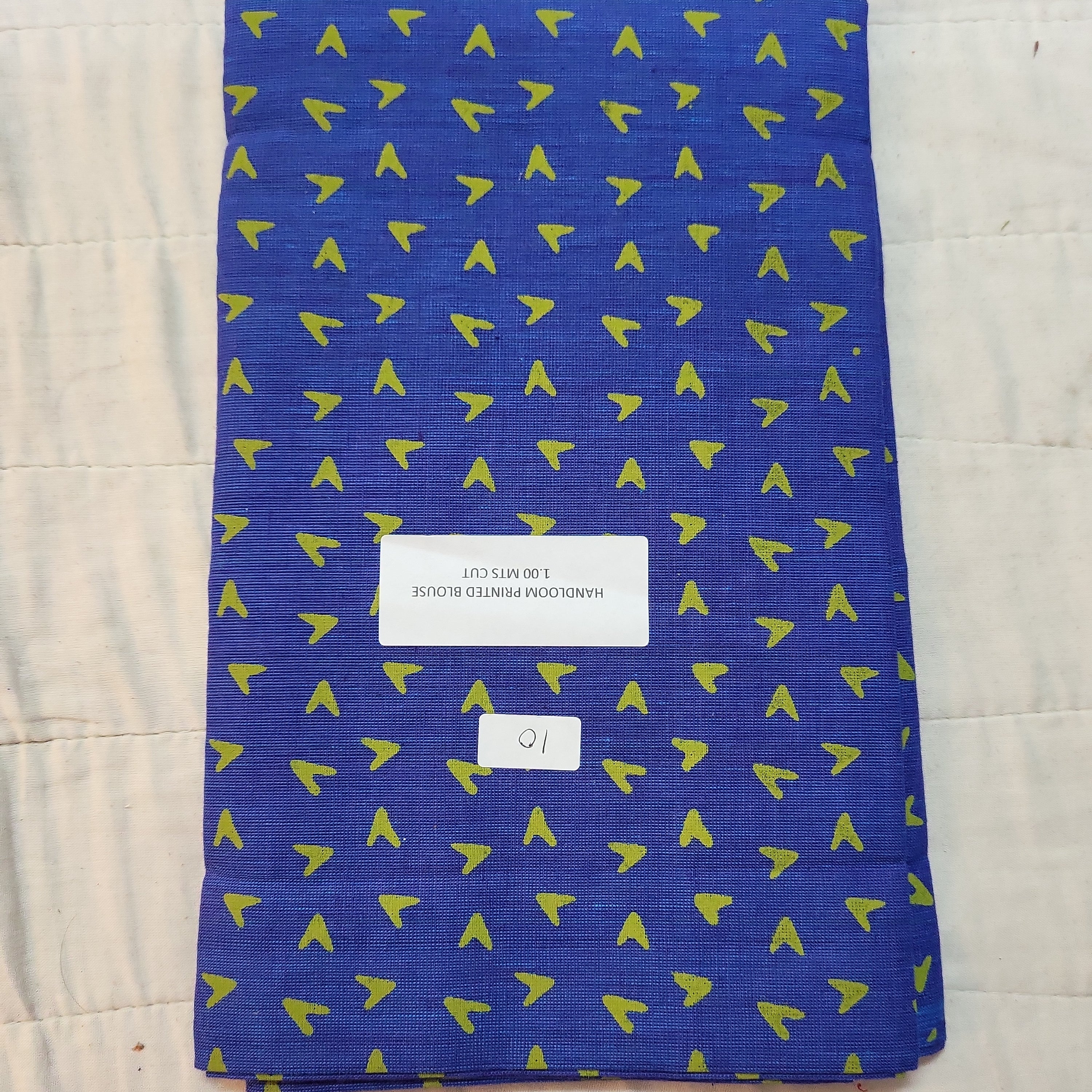 Printed cotton blouse bits