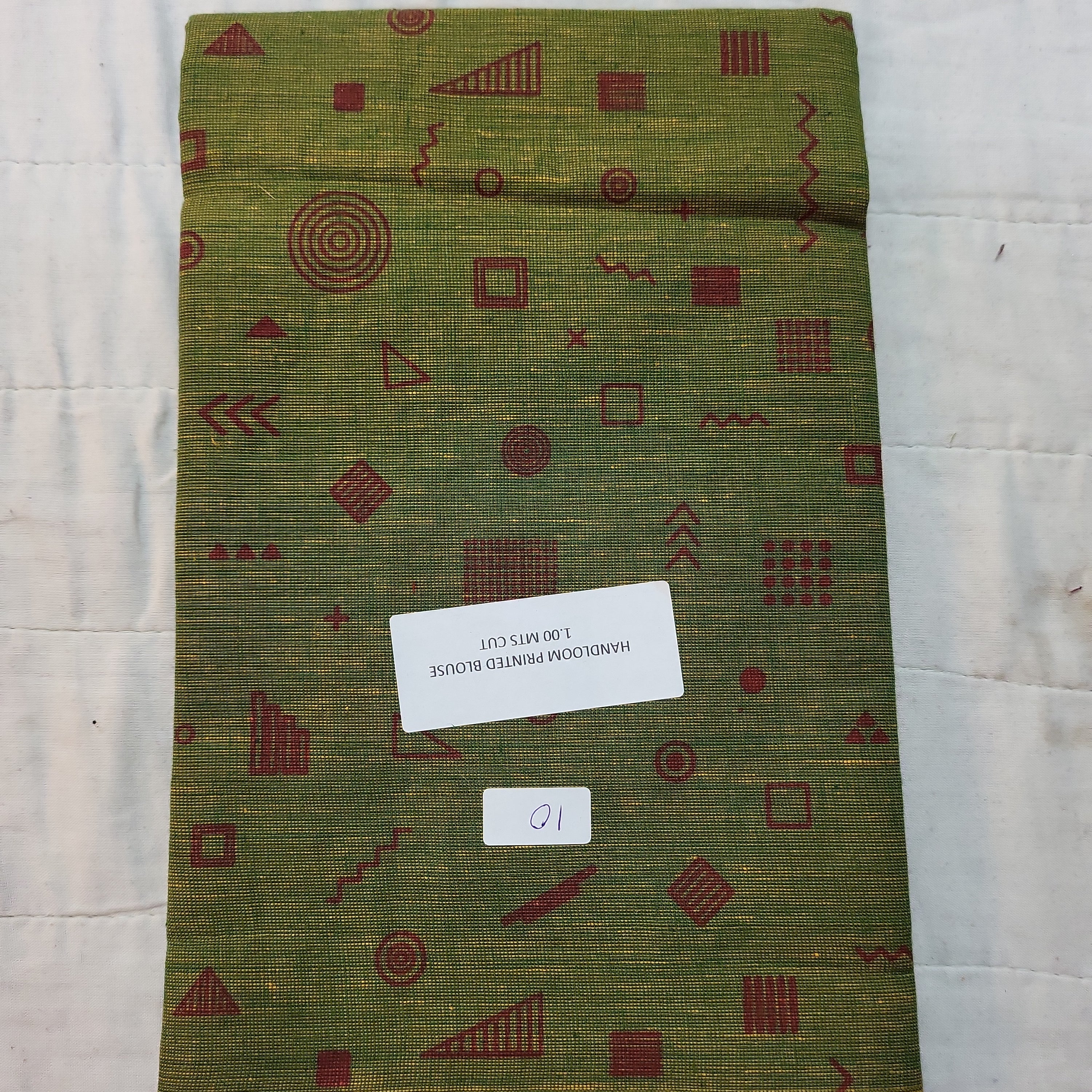 Printed cotton blouse bits