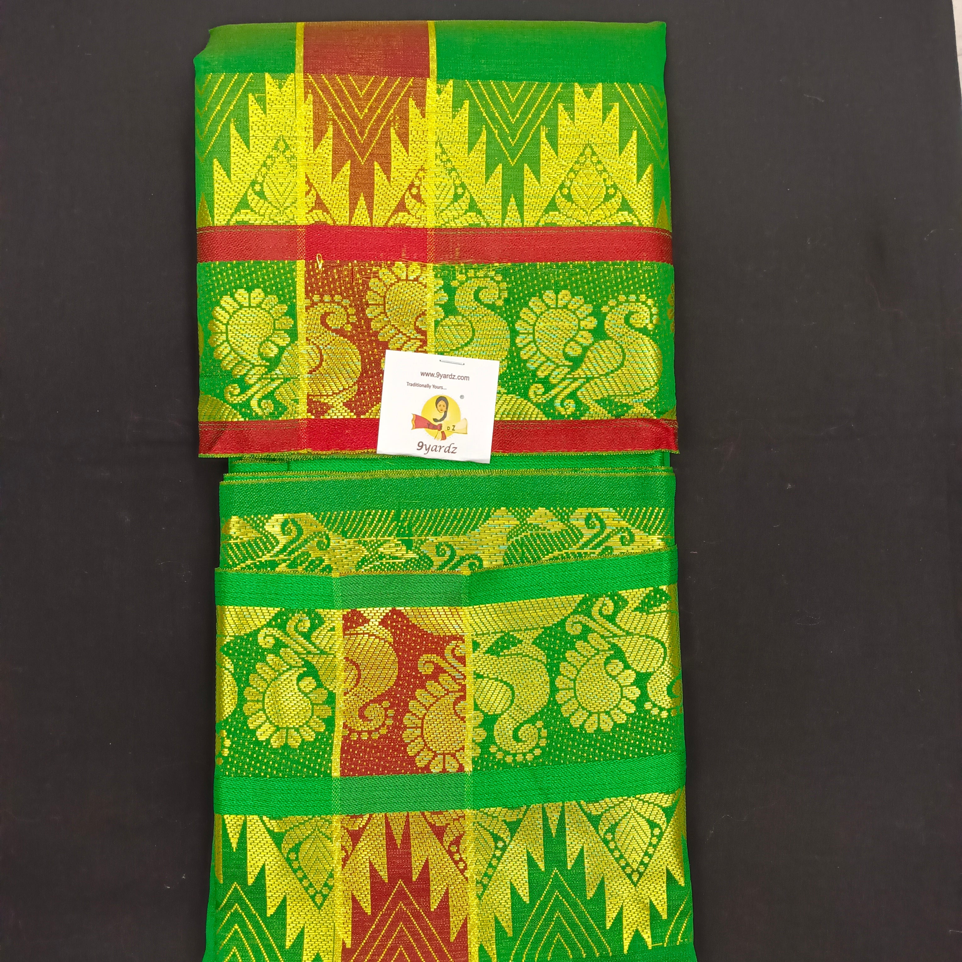 Art silk 8*4 muzham dhoti