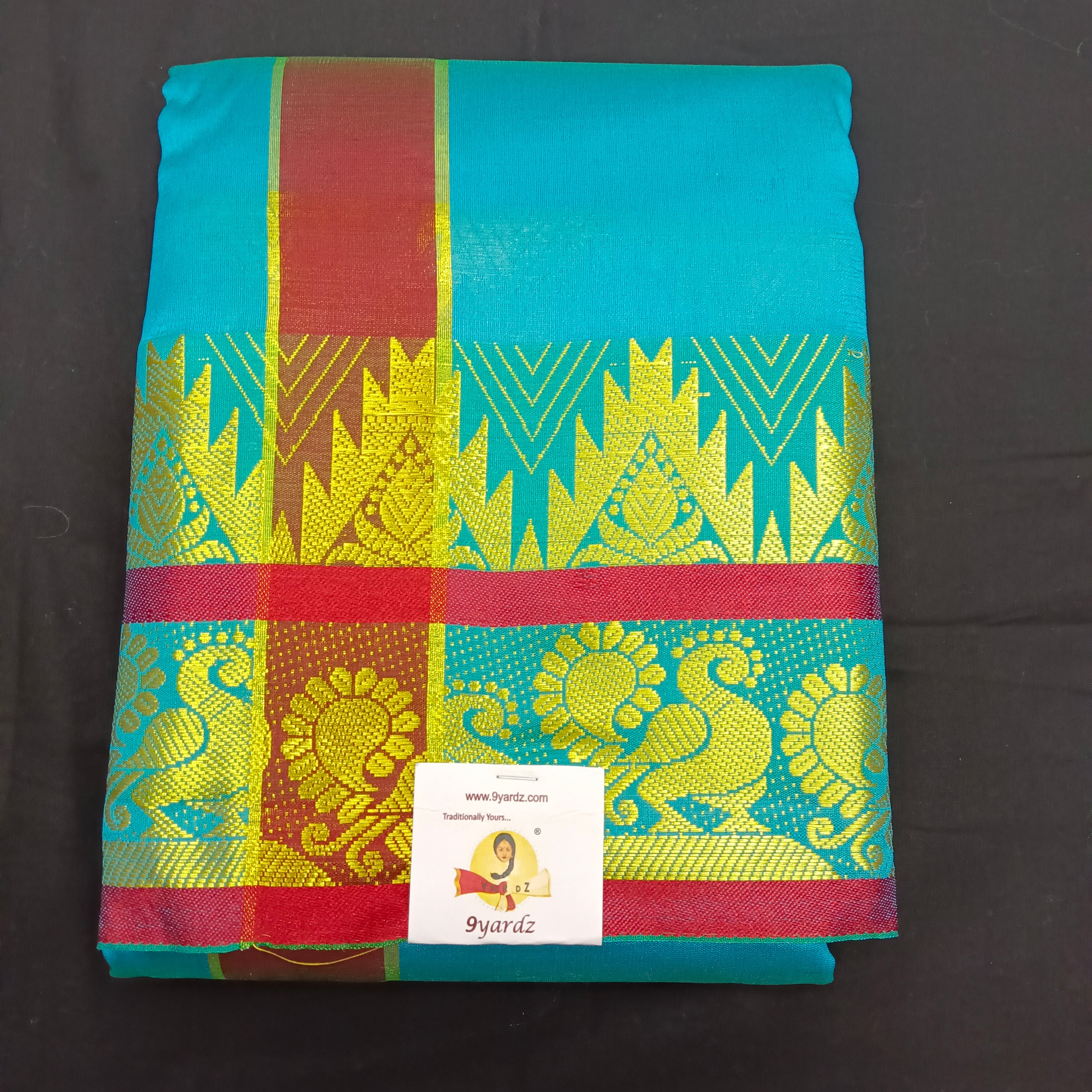 Art silk 8*4 muzham dhoti