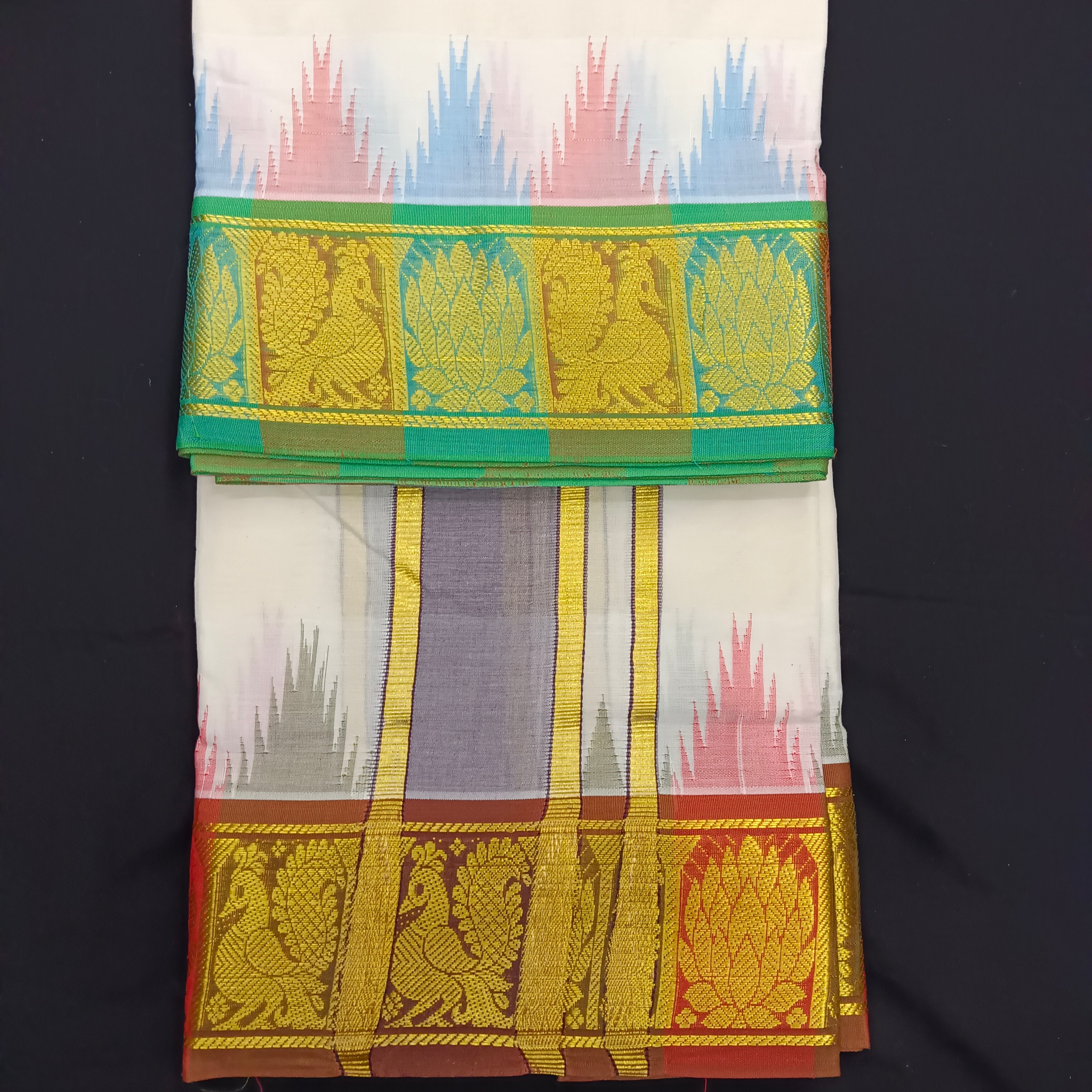 Pure cotton Muhurtham dhoti 9*5