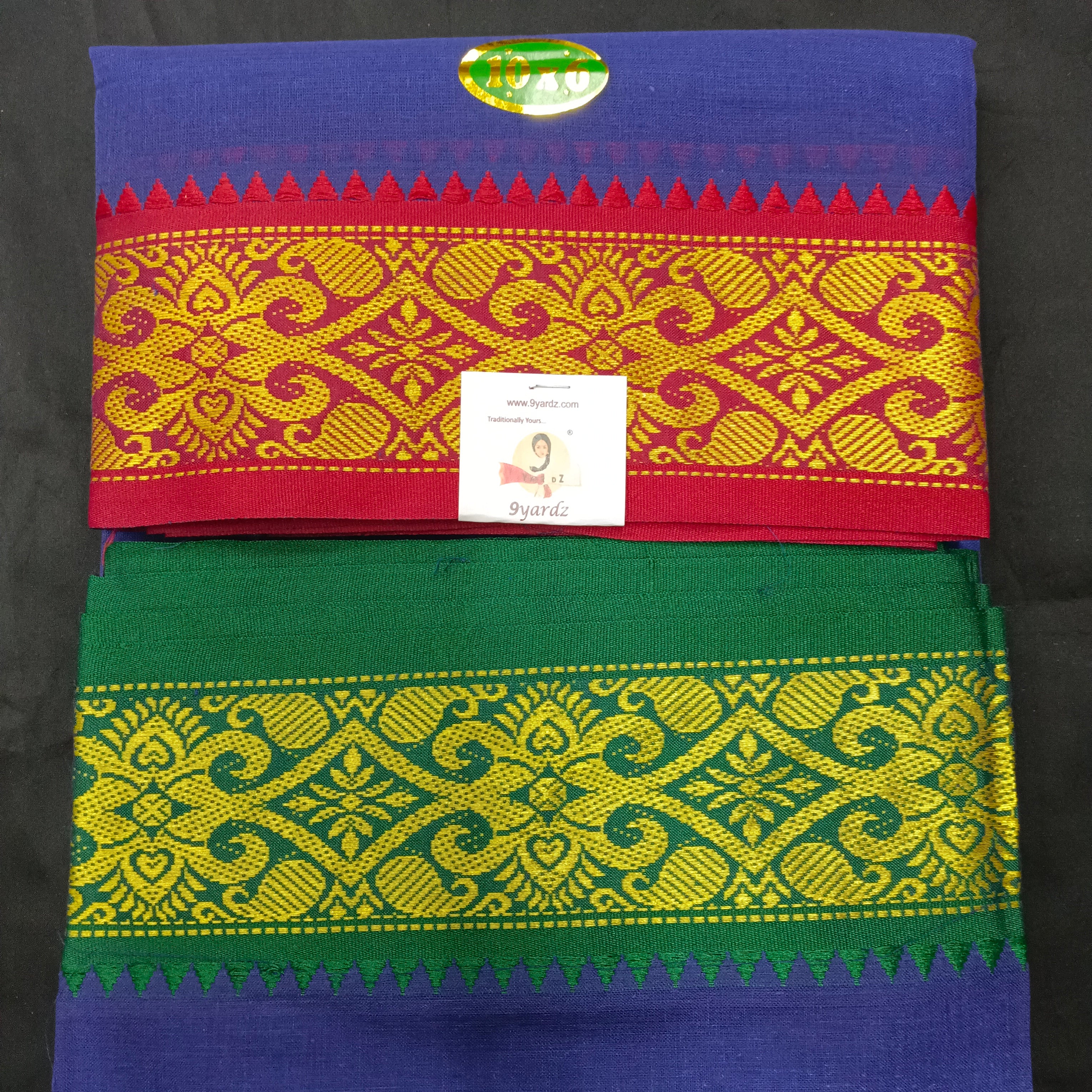 Colour Cotton Dhothi 10*6