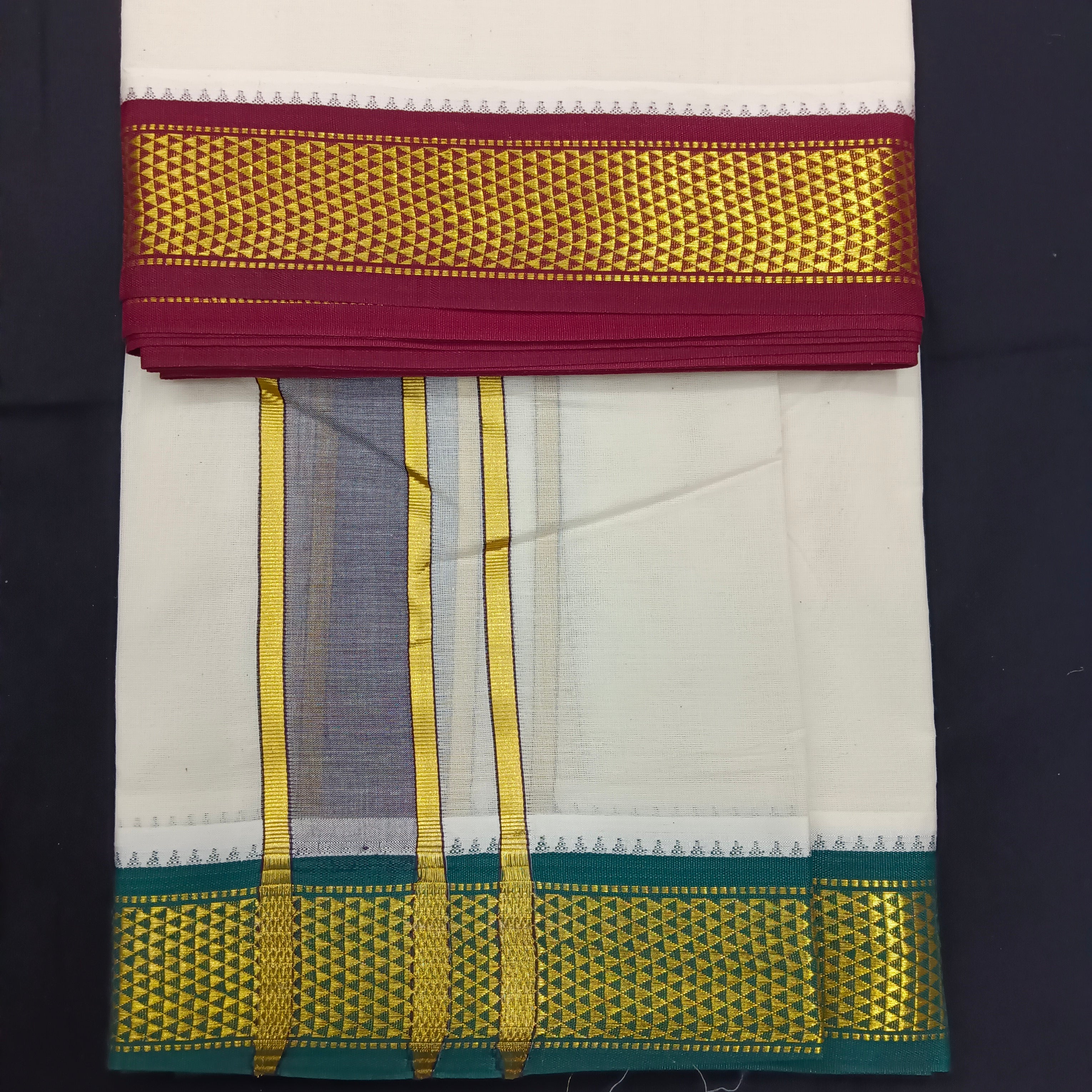 Pure cotton Muhurtham dhoti 9*5 9maadampet