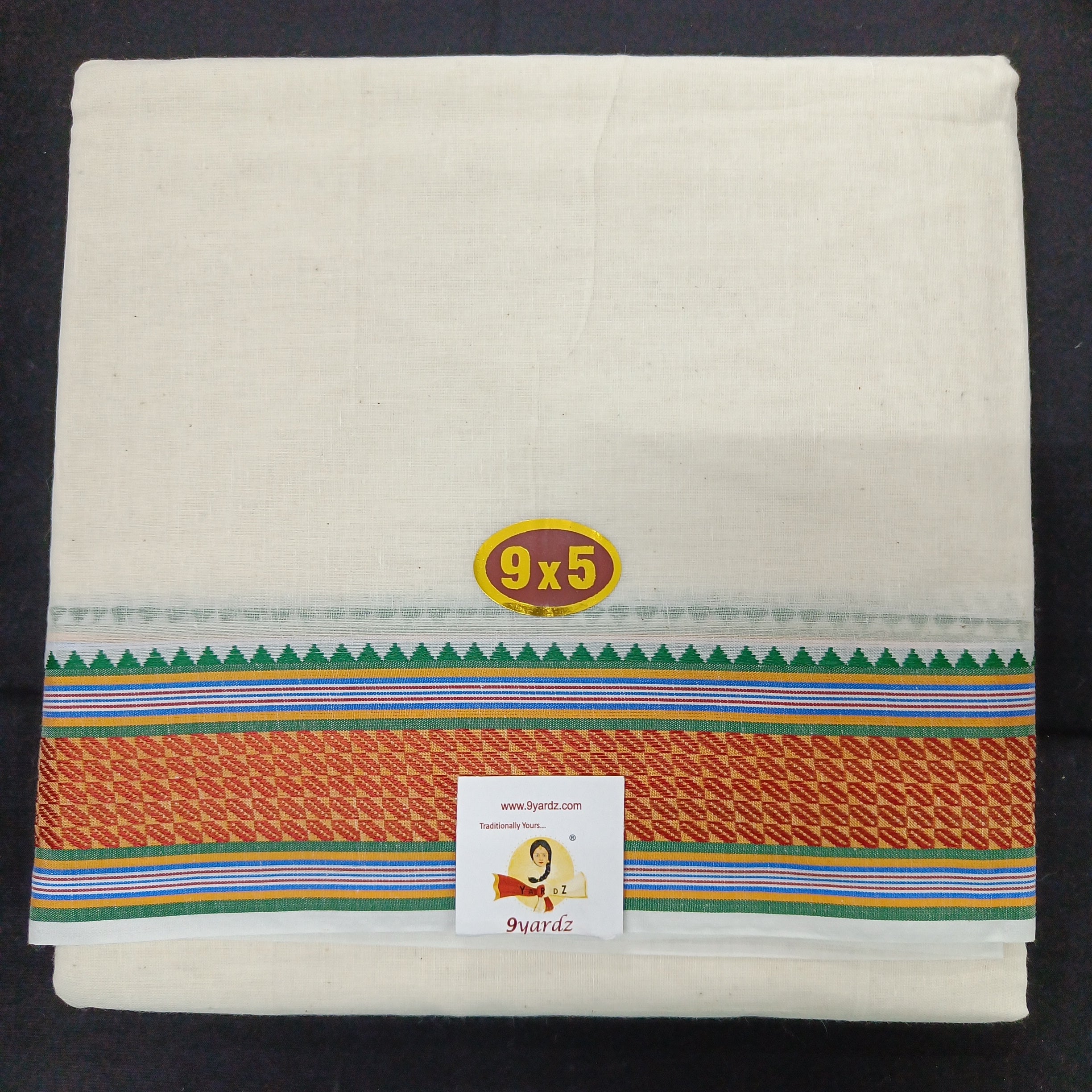 Nagari Cotton dhoti 9*5 Dhoti