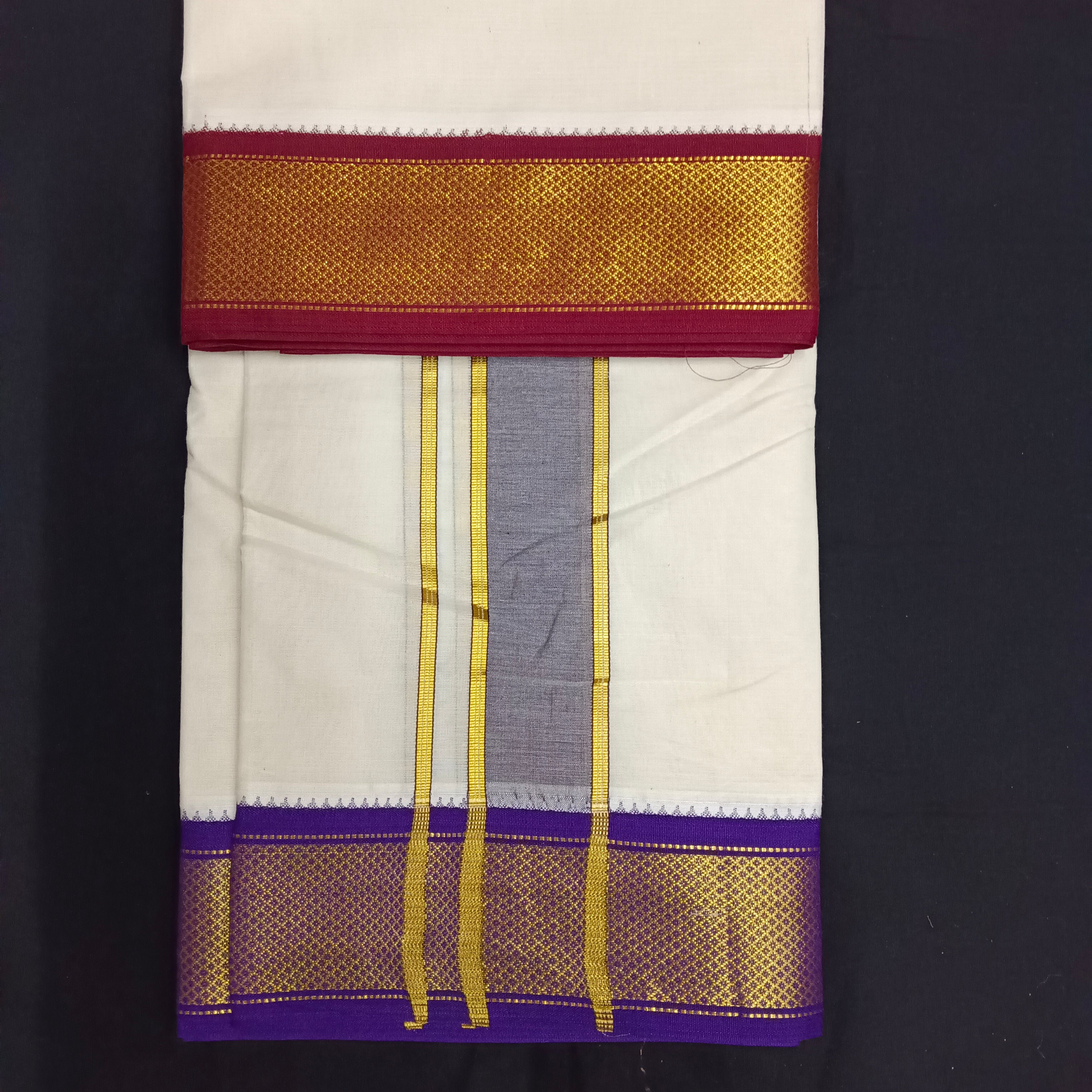 Pure cotton Muhurtham dhoti 10*6