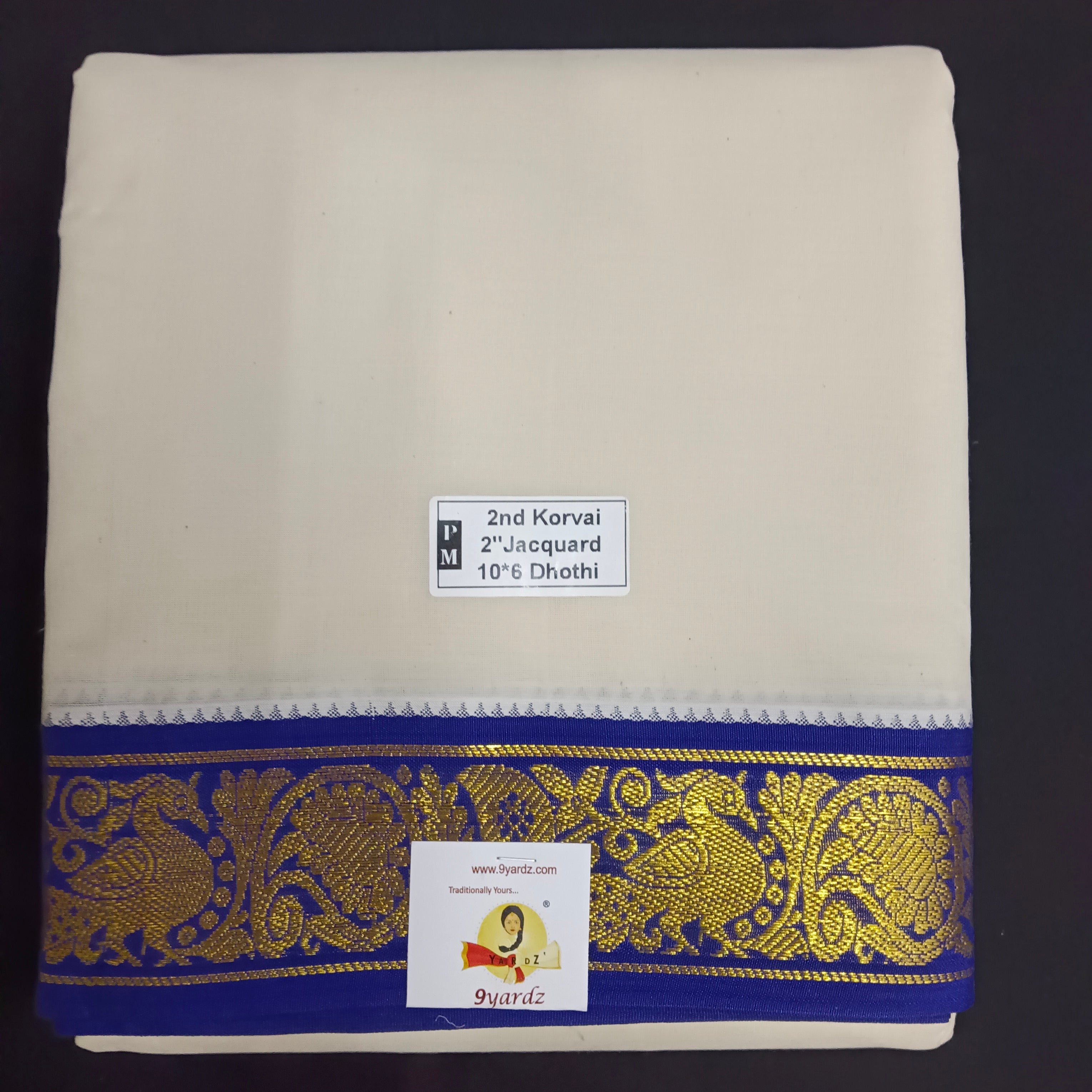 Pure cotton Muhurtham dhoti 10*6