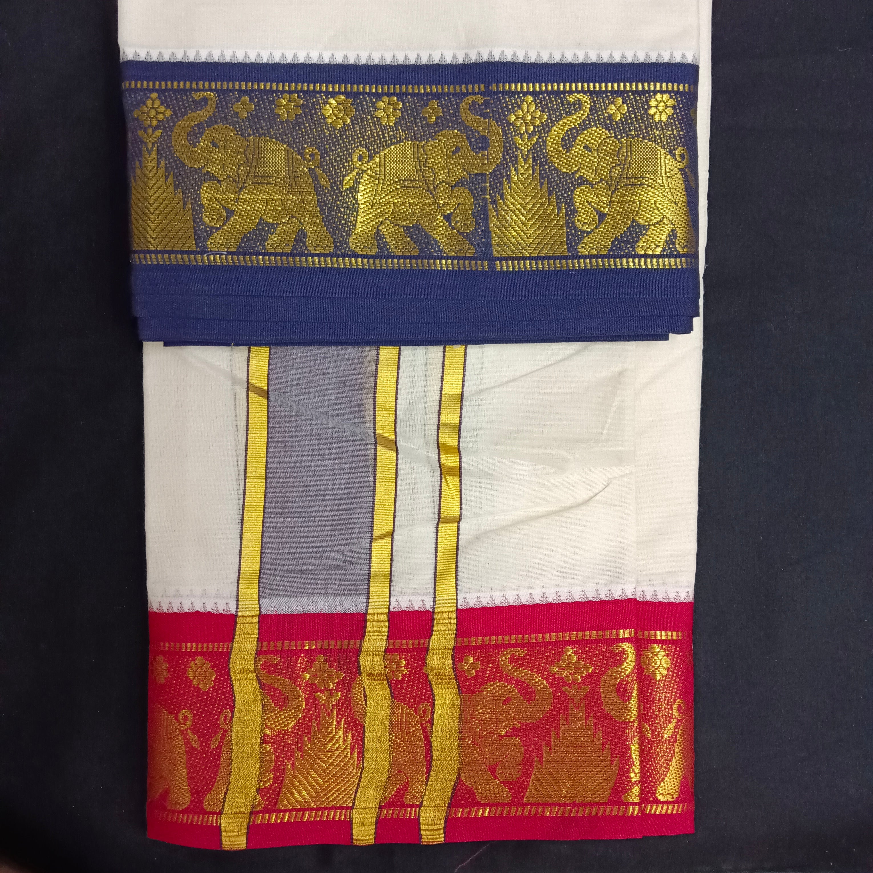 Pure cotton Muhurtham dhoti 10*6