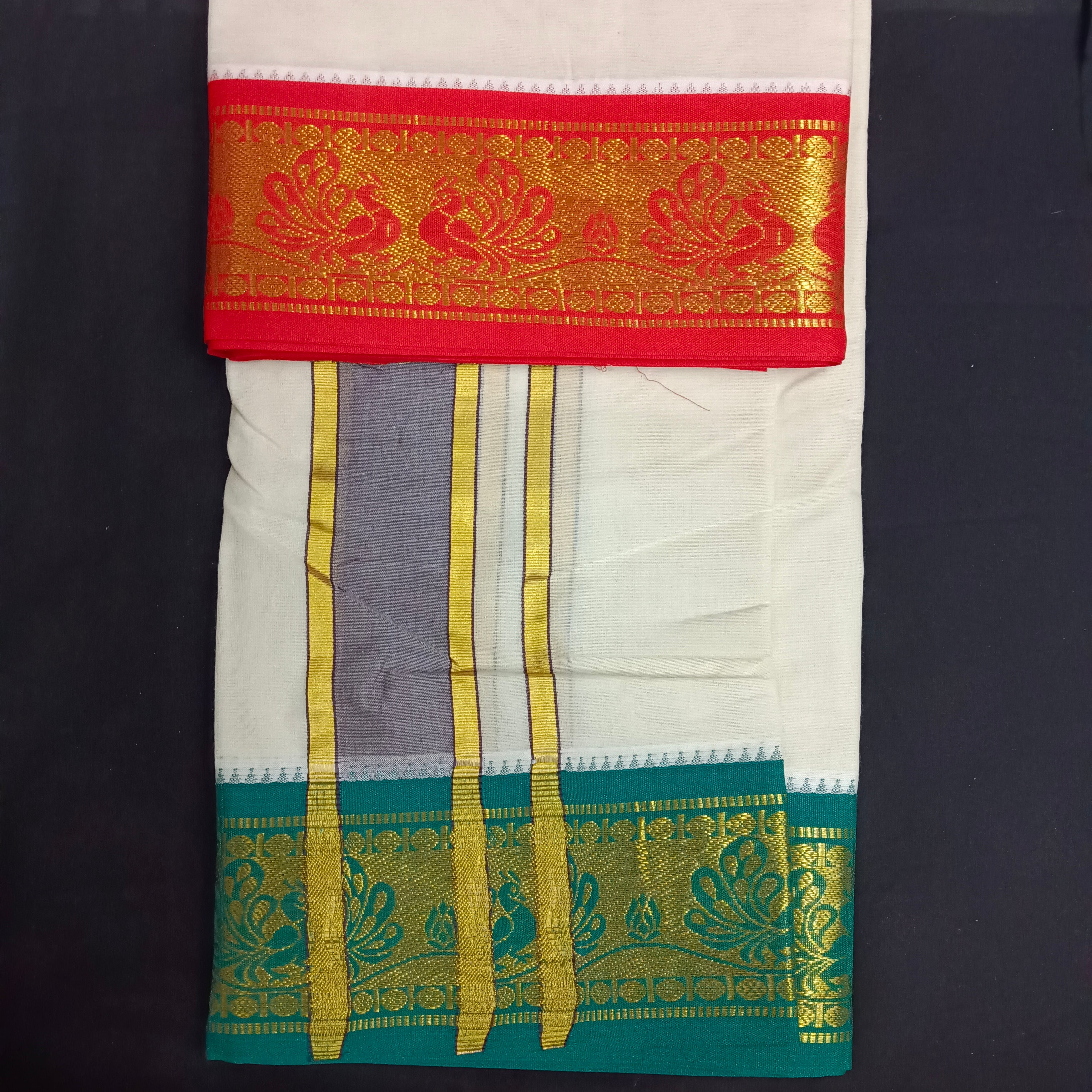 Pure cotton Muhurtham dhoti 10*6