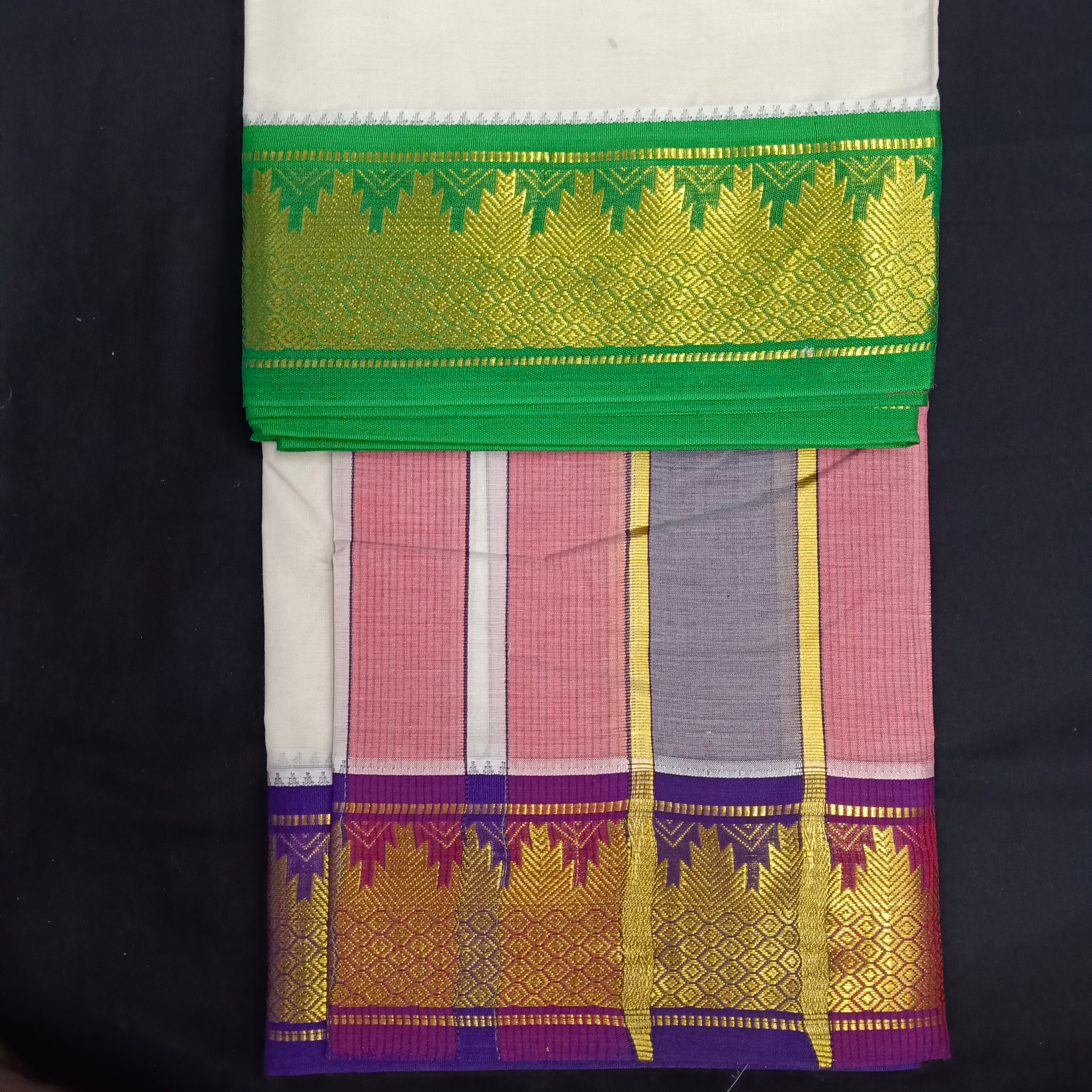 Pure cotton Muhurtham dhoti 10*6