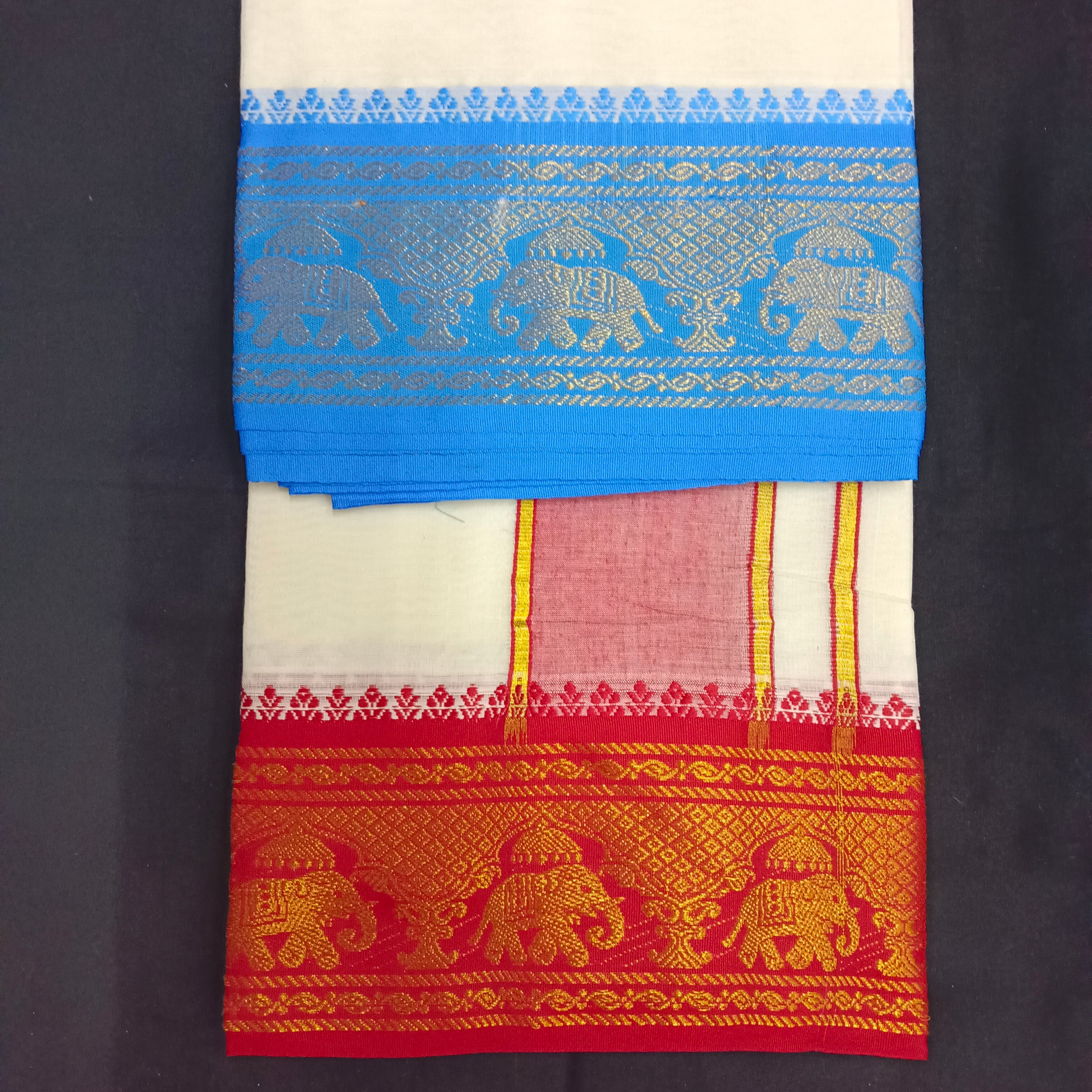 Cotton Dhothi Jacquard 9*5
