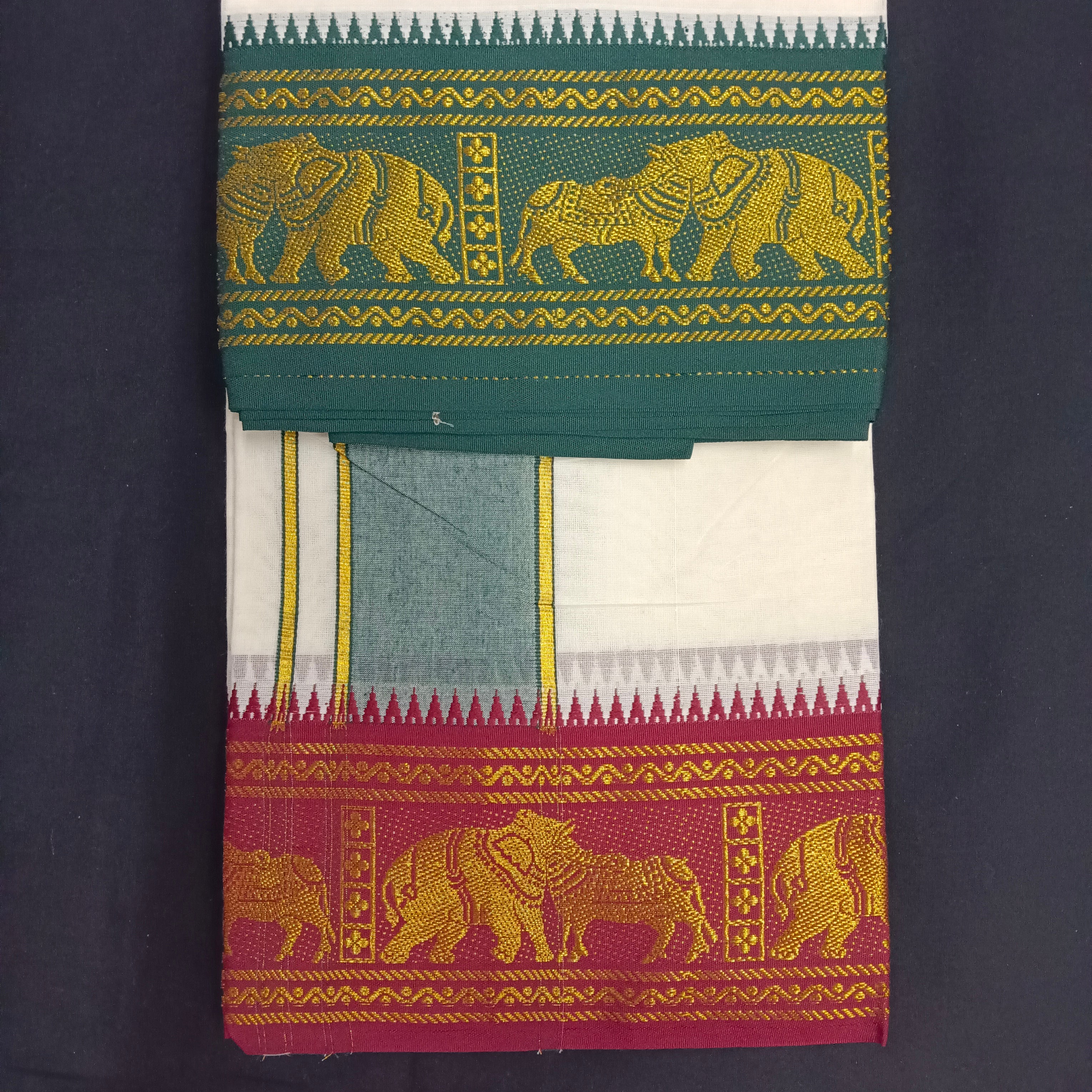 Cotton Dhothi Jacquard 9*5