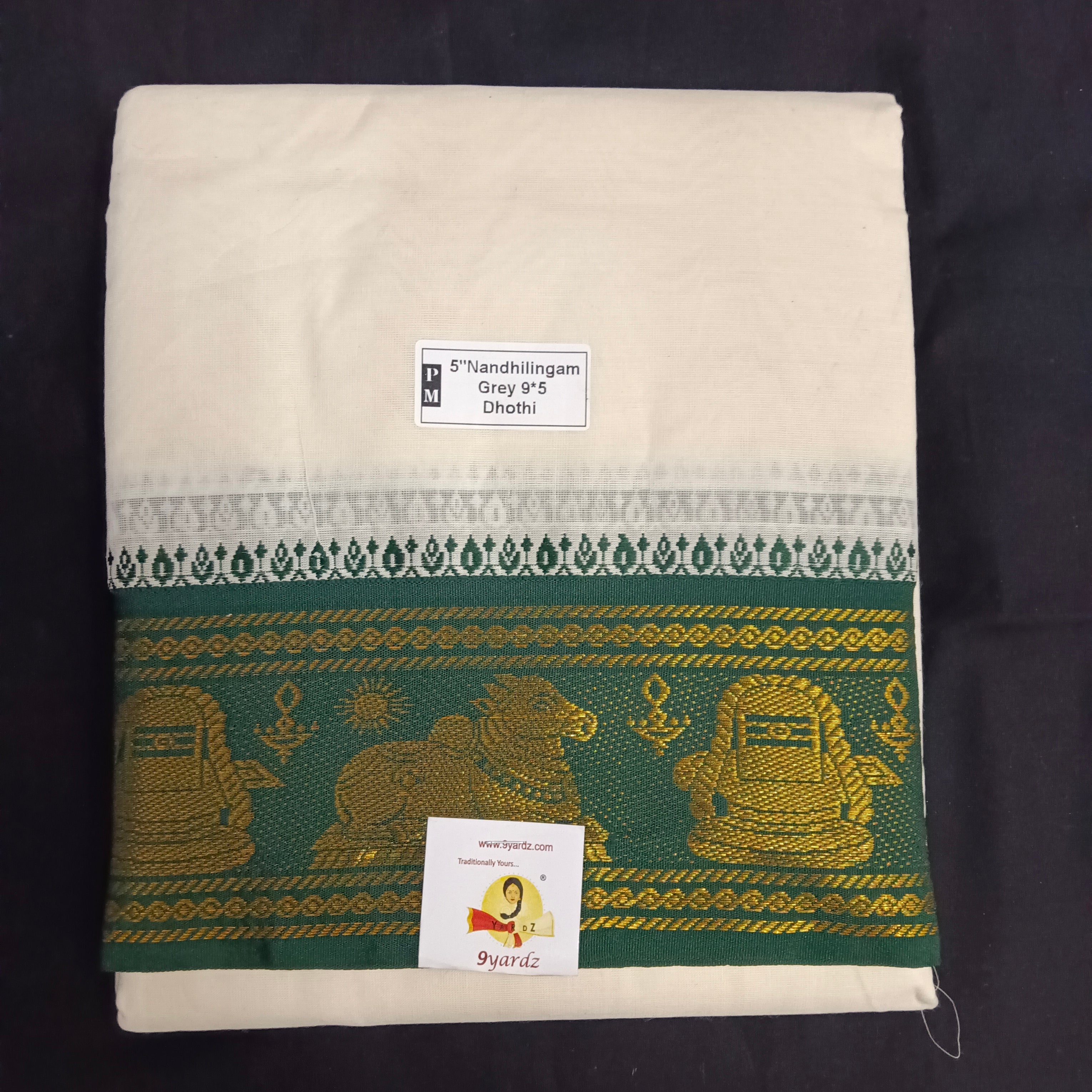 Cotton Dhothi Jacquard 9*5