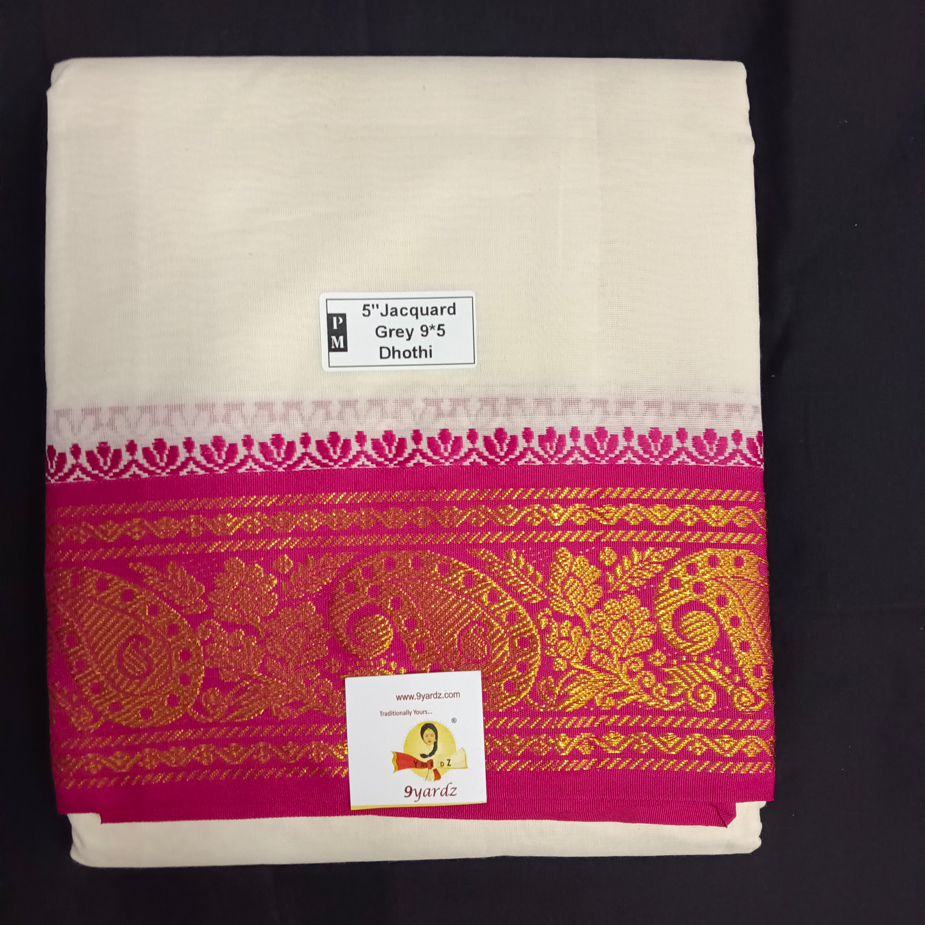 Cotton Dhothi Jacquard 9*5