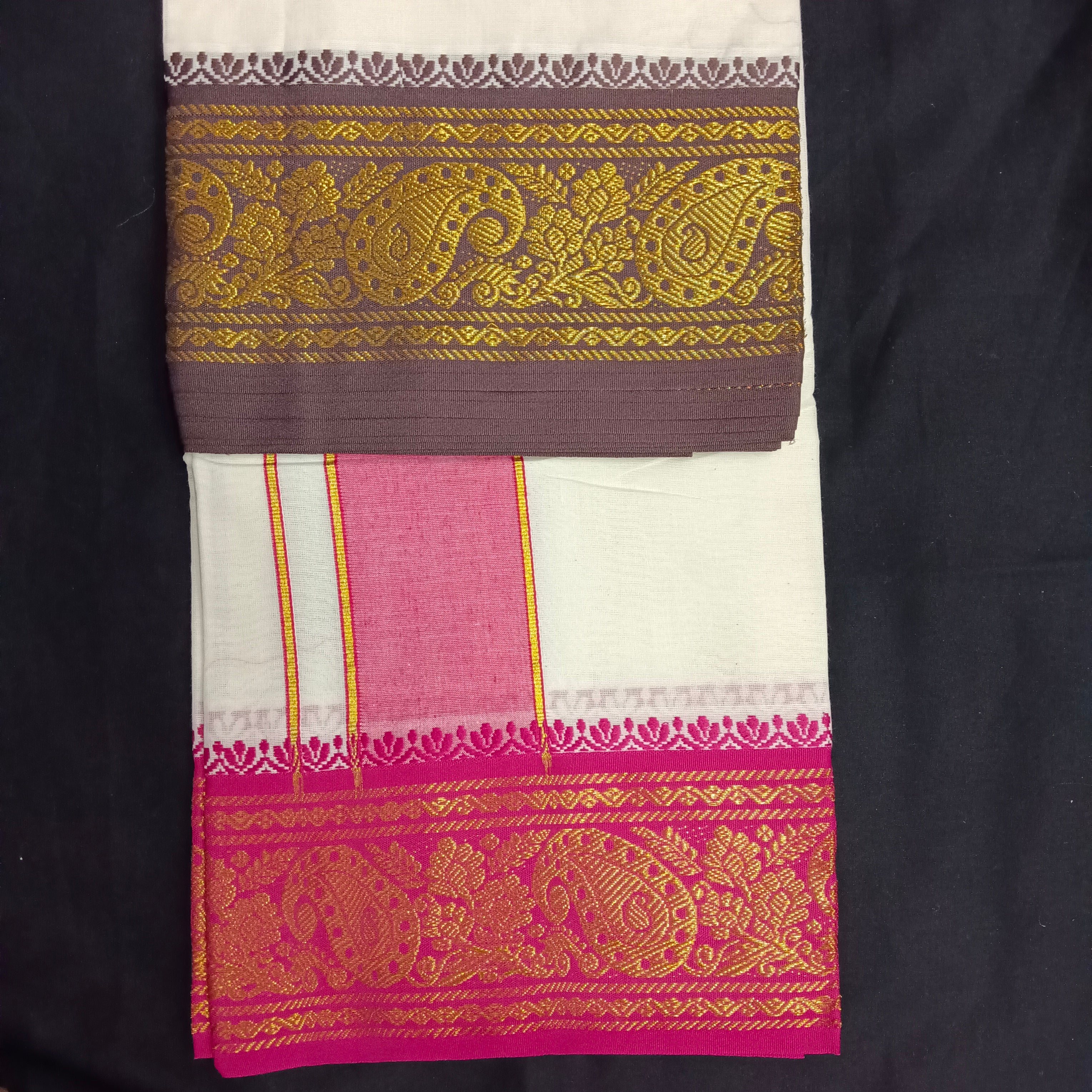 Cotton Dhothi Jacquard 9*5