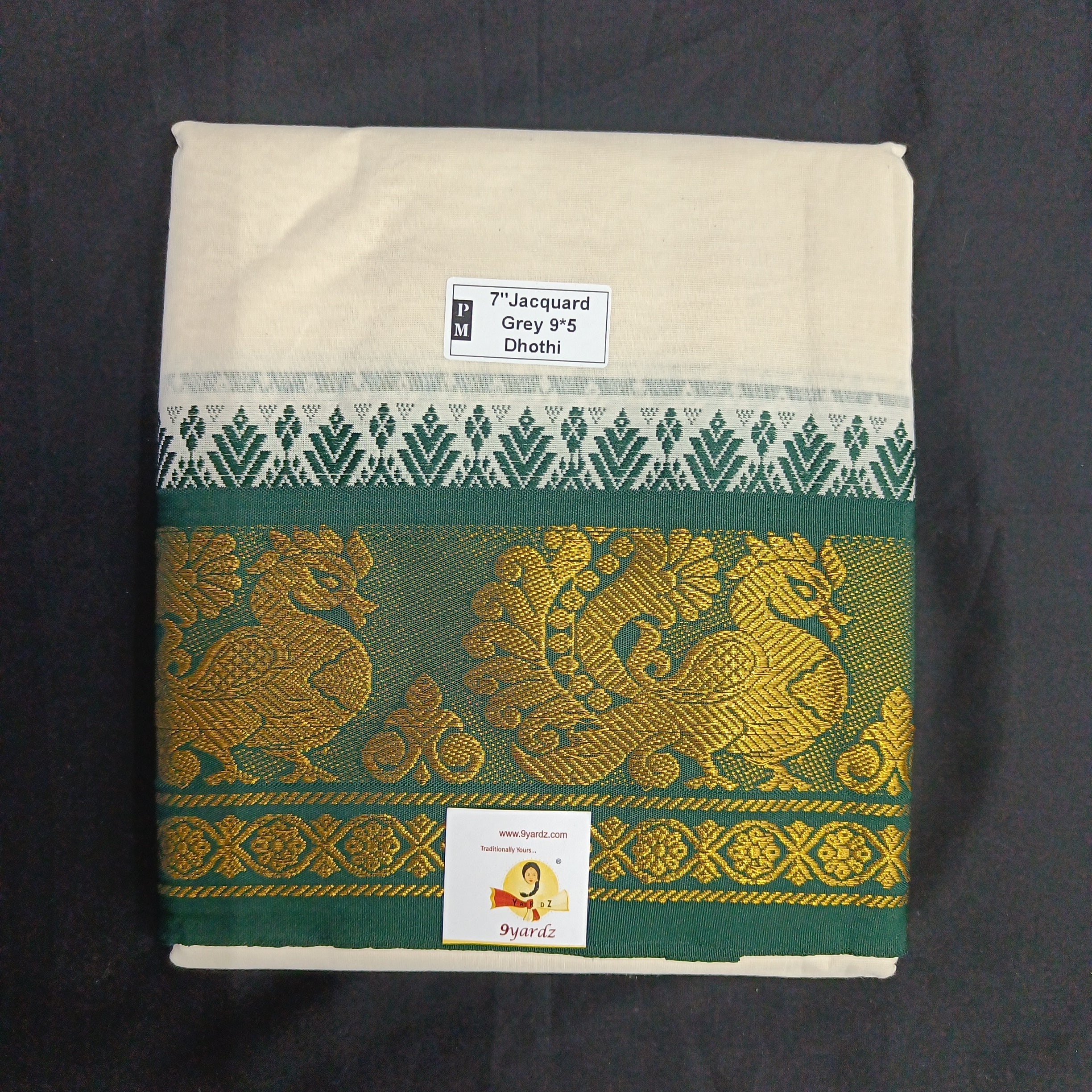 Cotton Dhothi Jacquard 9*5