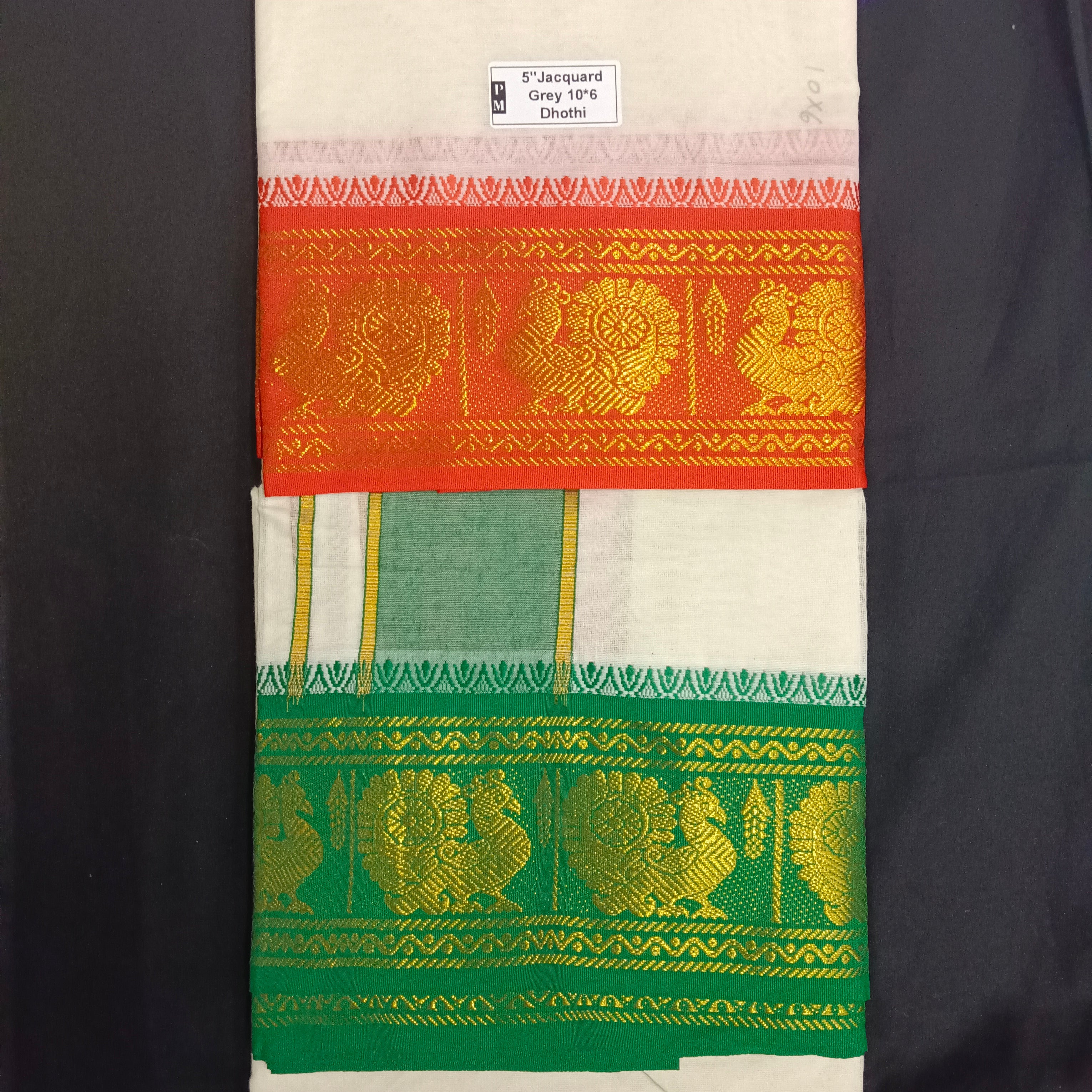 Cotton Dhothi Jacquard 10*6