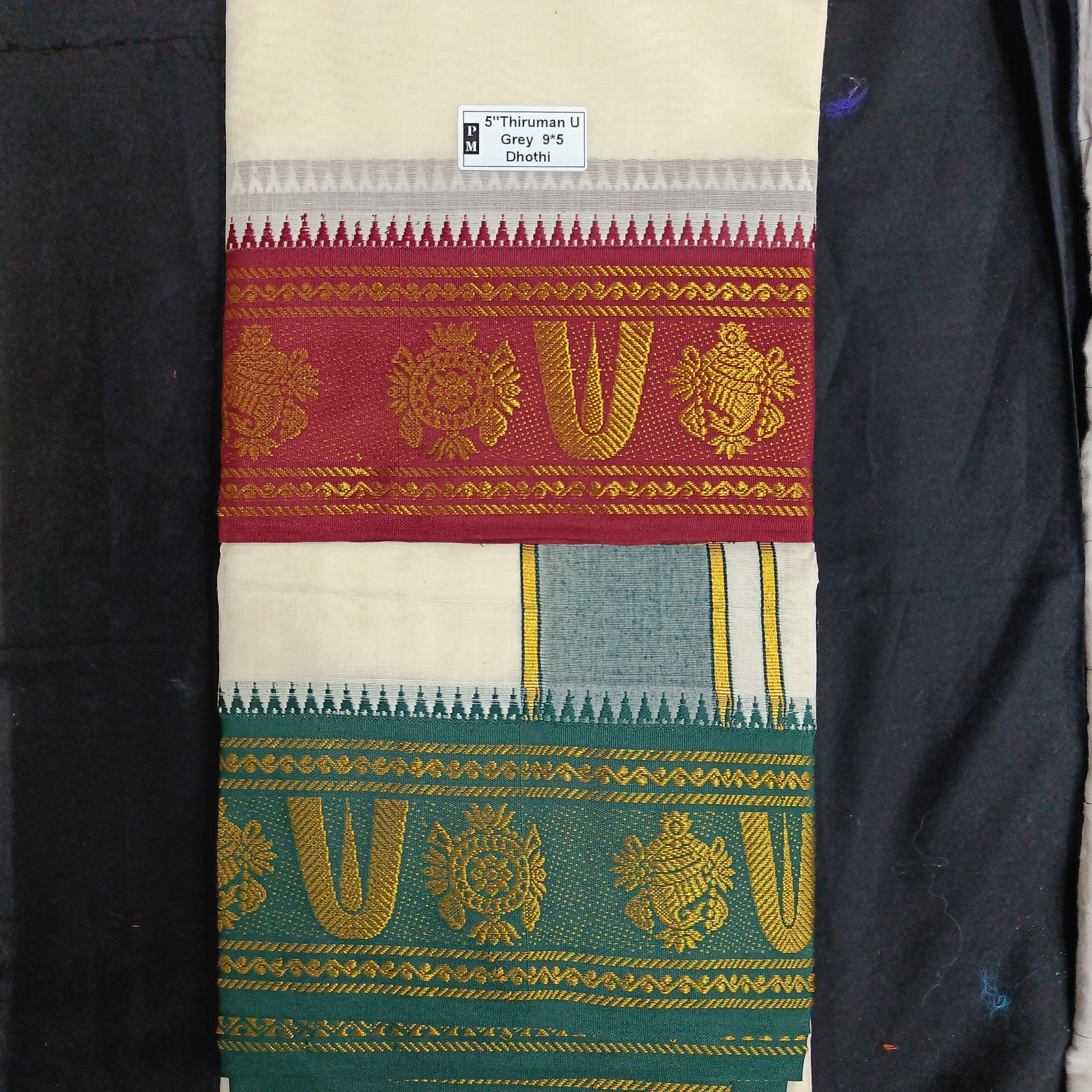 Cotton Dhothi Jacquard 9*5