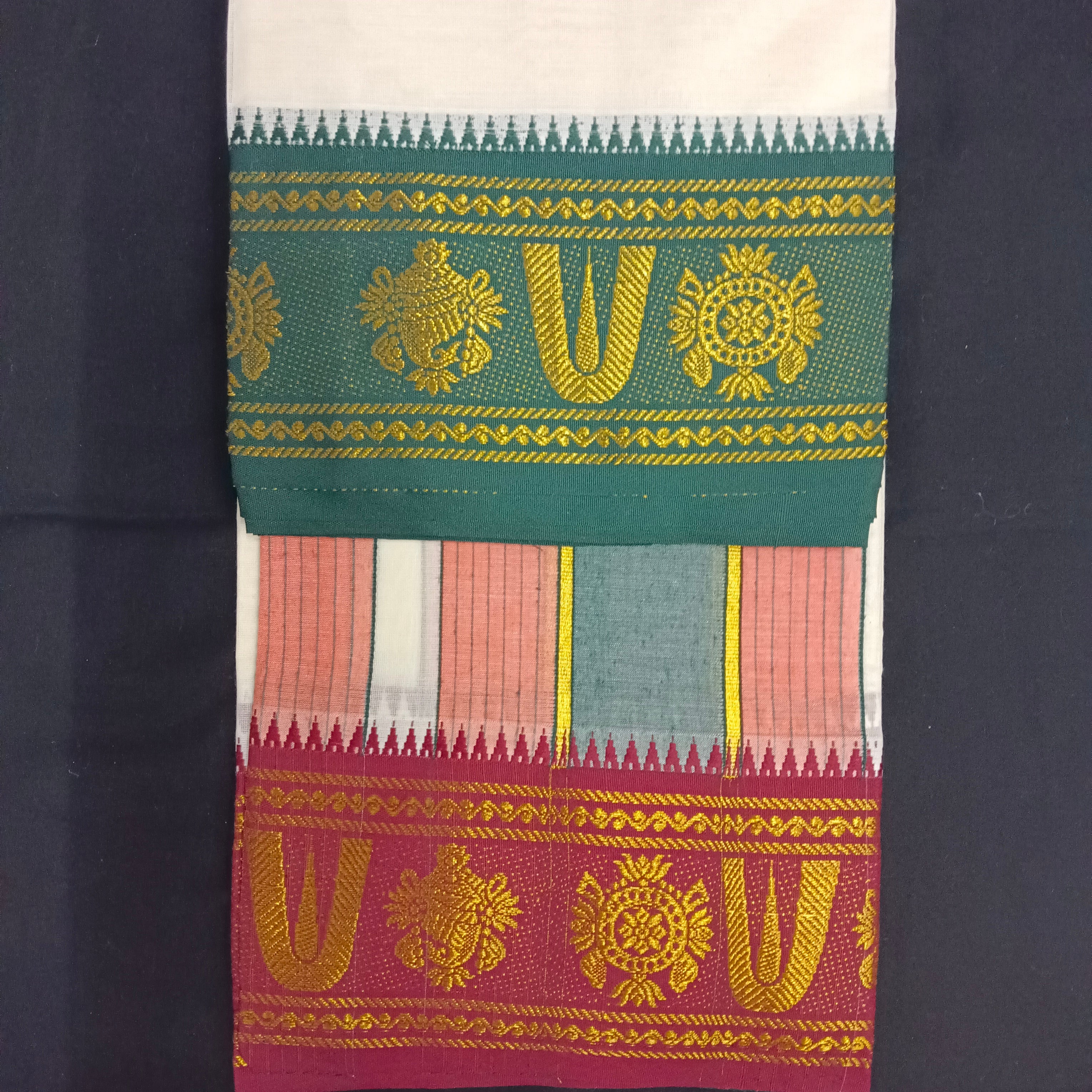 Cotton Dhothi Jacquard 9*5 KM