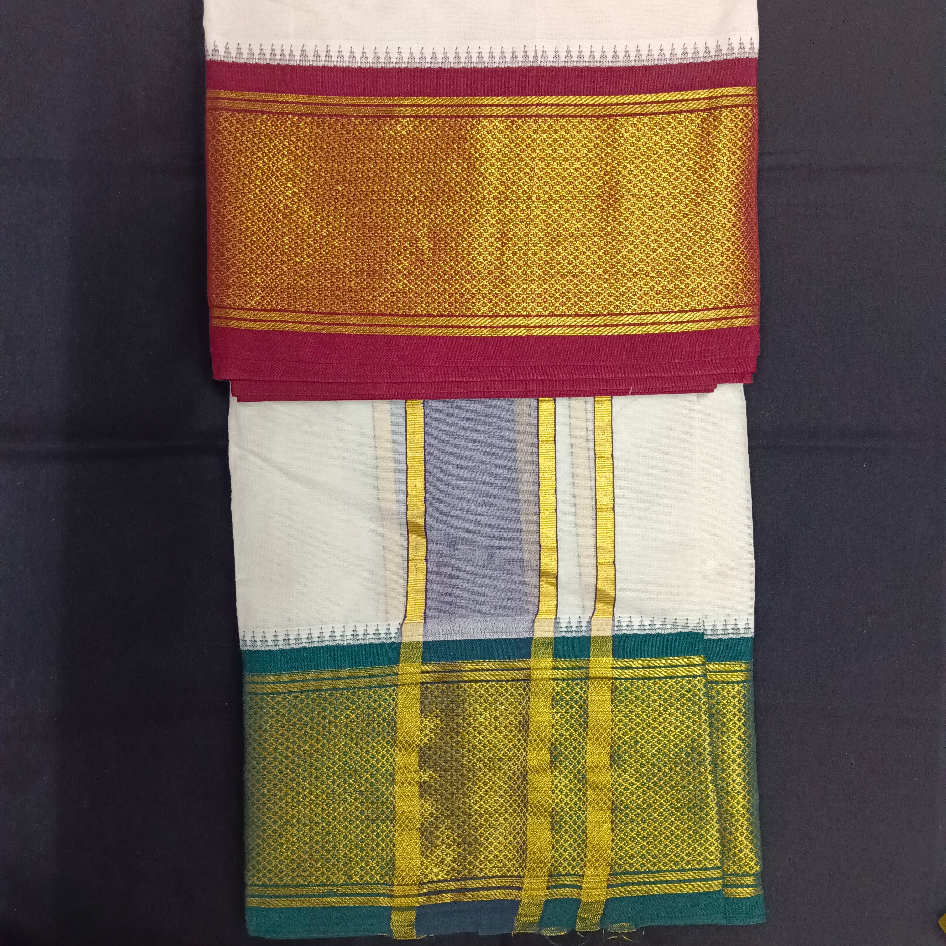 Pure cotton Muhurtham dhoti 10*6