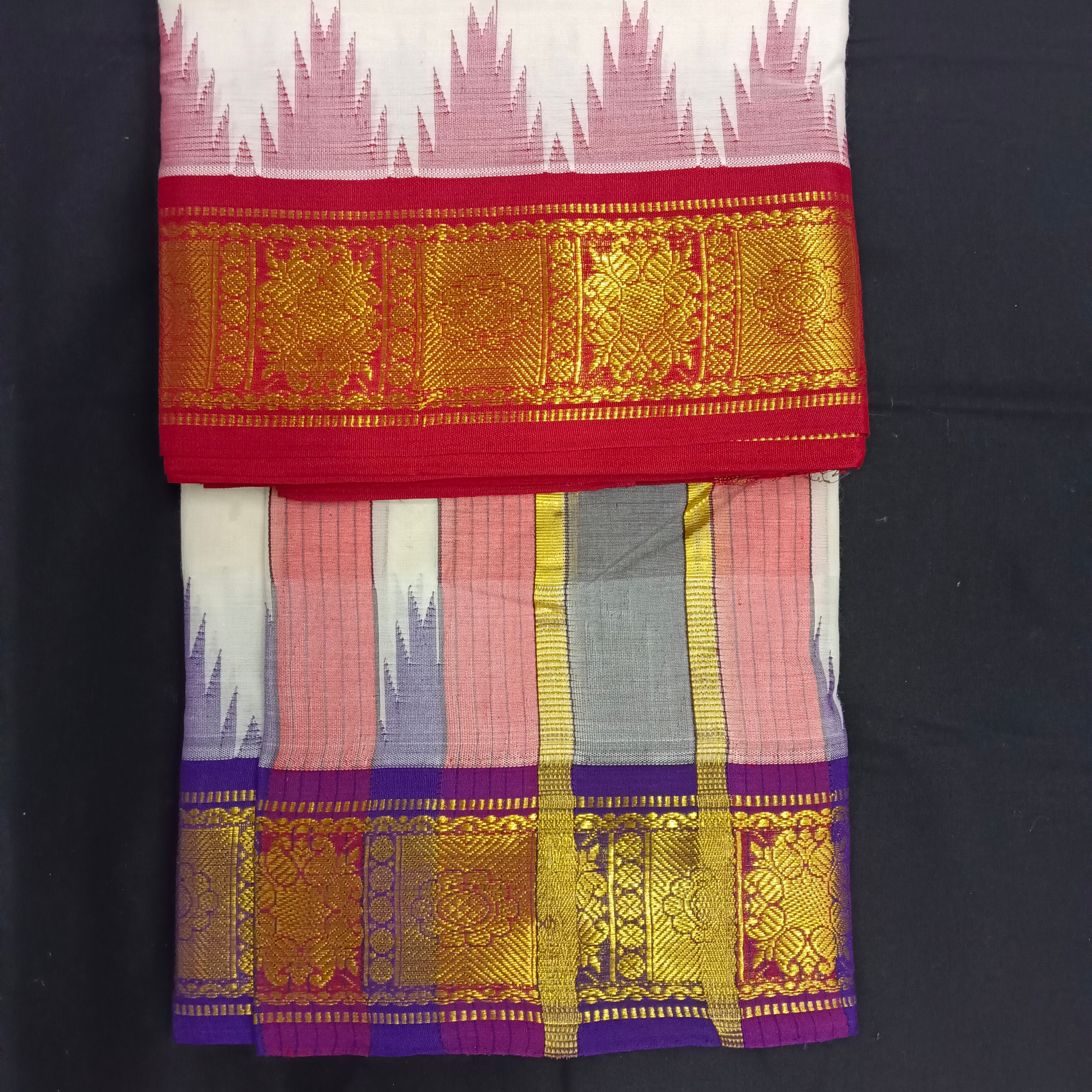 Pure cotton Muhurtham dhoti 10*6