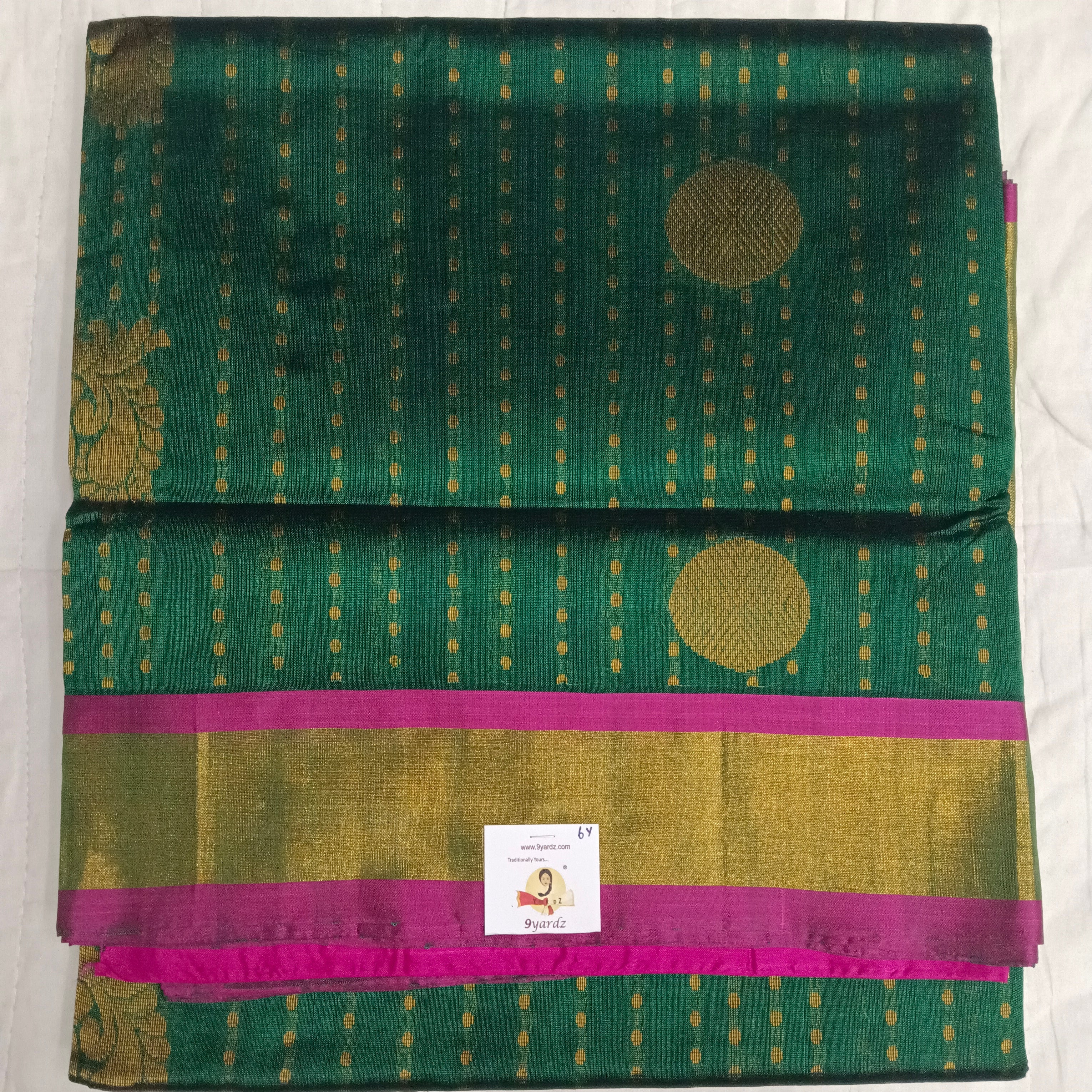 Pure silk cotton 6 yards