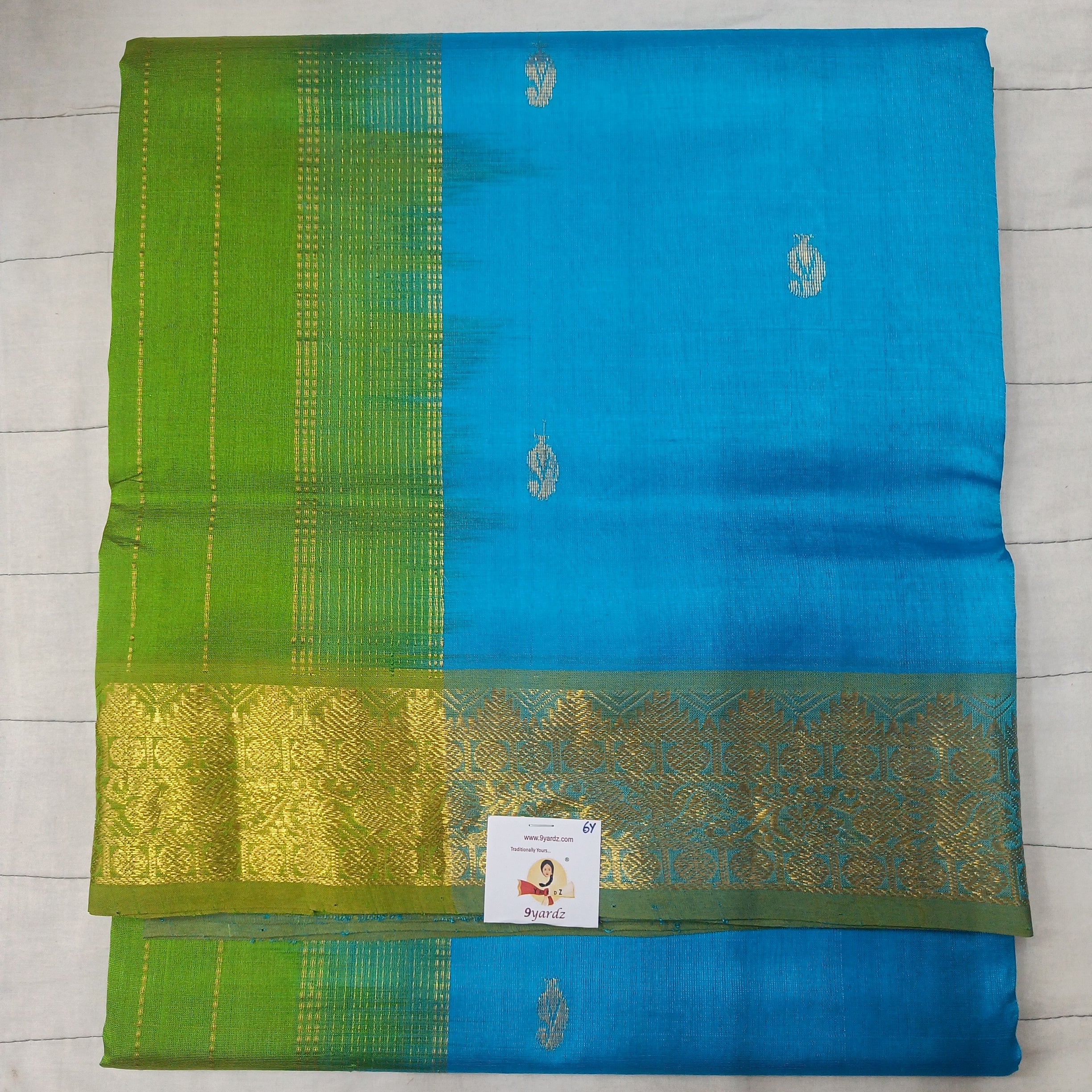 Pure silk cotton 6 yards