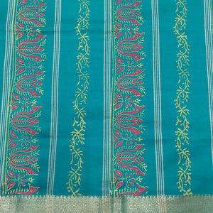 Semi silk printed 6Yards