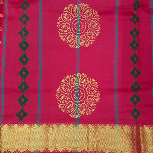 Semi Silk cotton printed Madisar