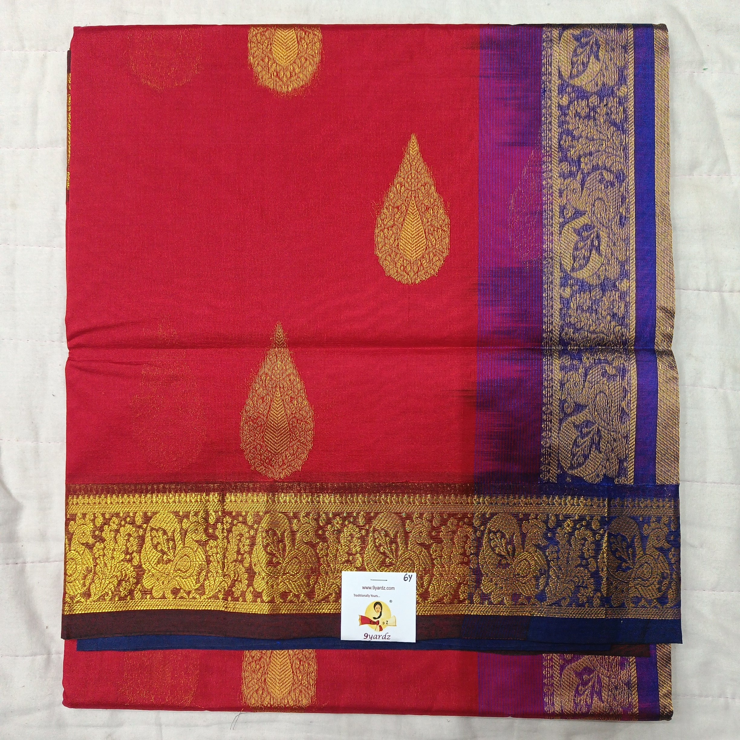 Pure silk cotton 6 yards