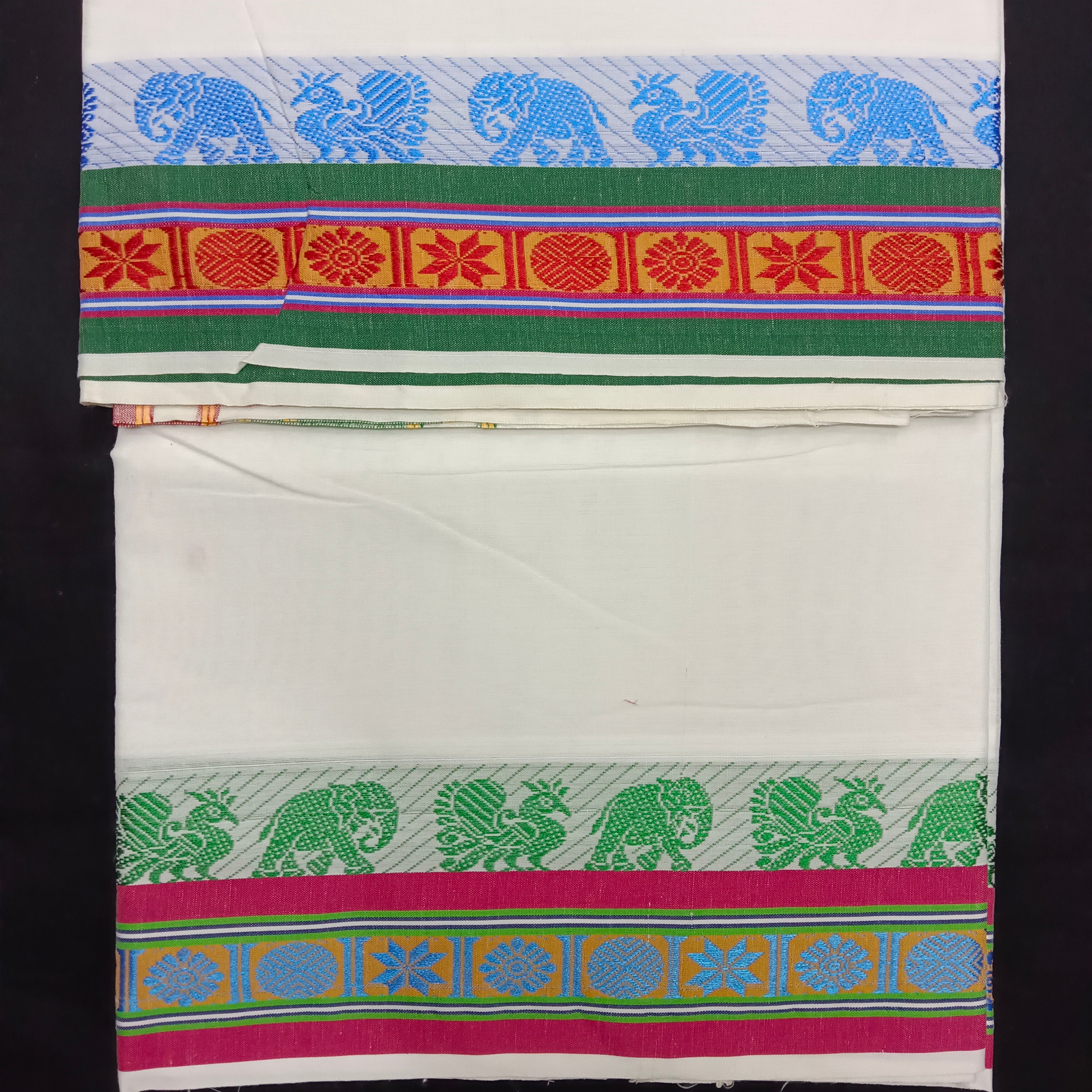 Cotton Dhothi Jacquard 9*5