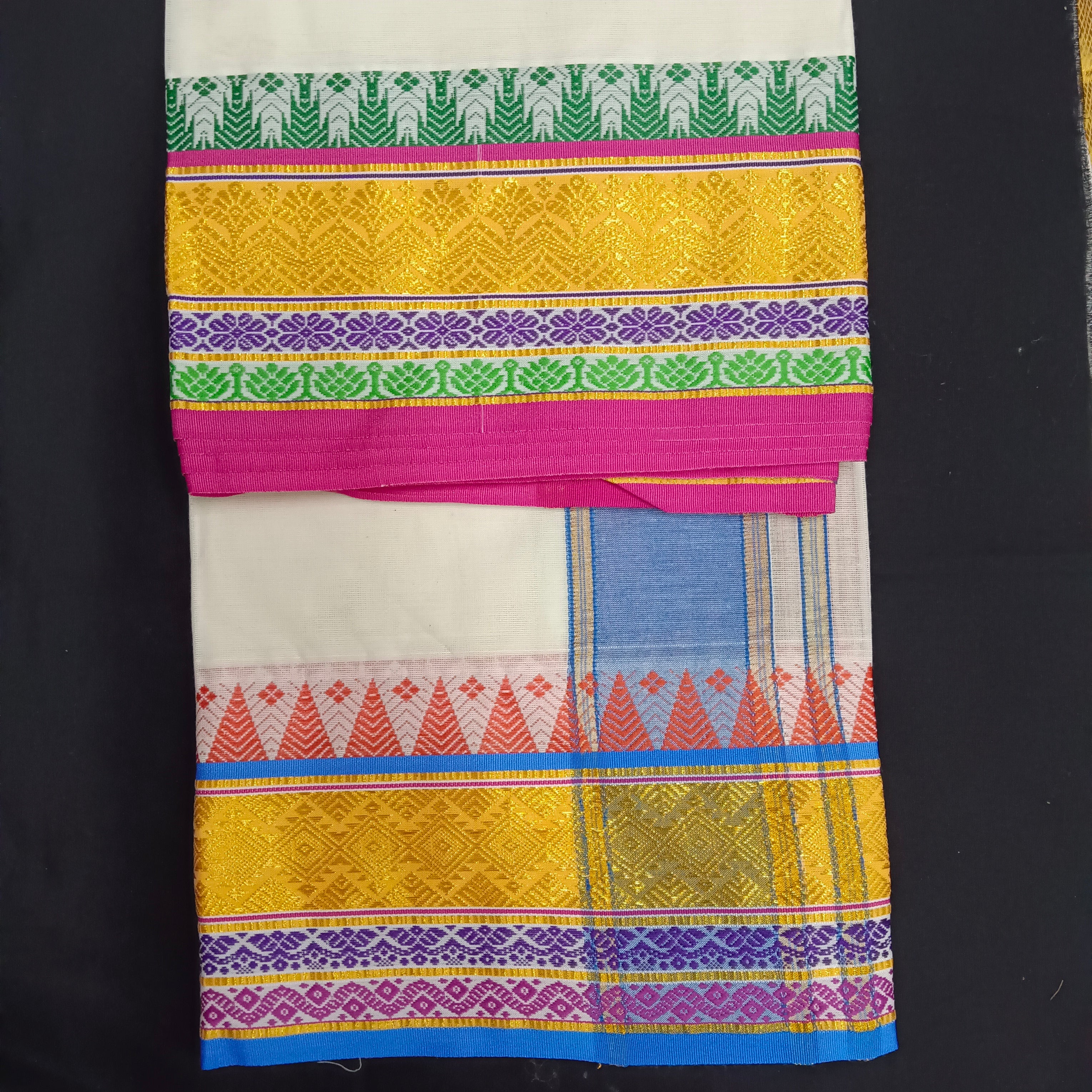 Cotton Dhothi Grey 9*5