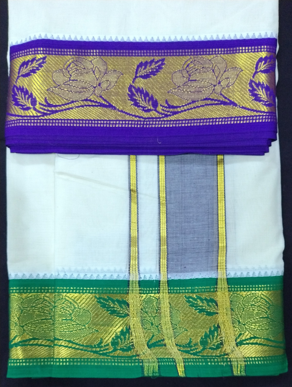 Pure cotton Muhurtham dhoti 10*6
