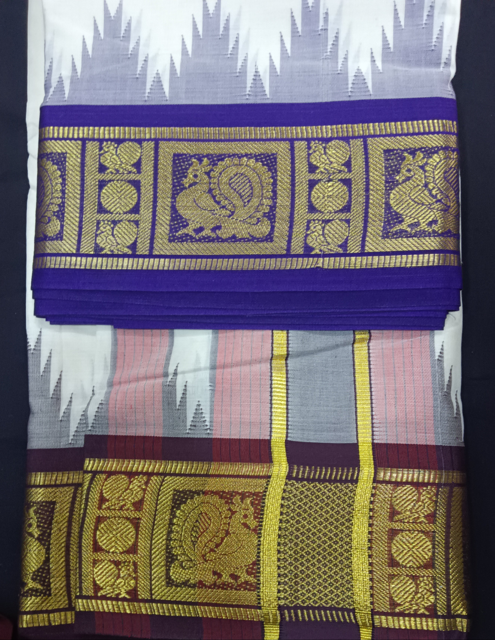 Pure cotton Muhurtham dhoti 10*6 KM