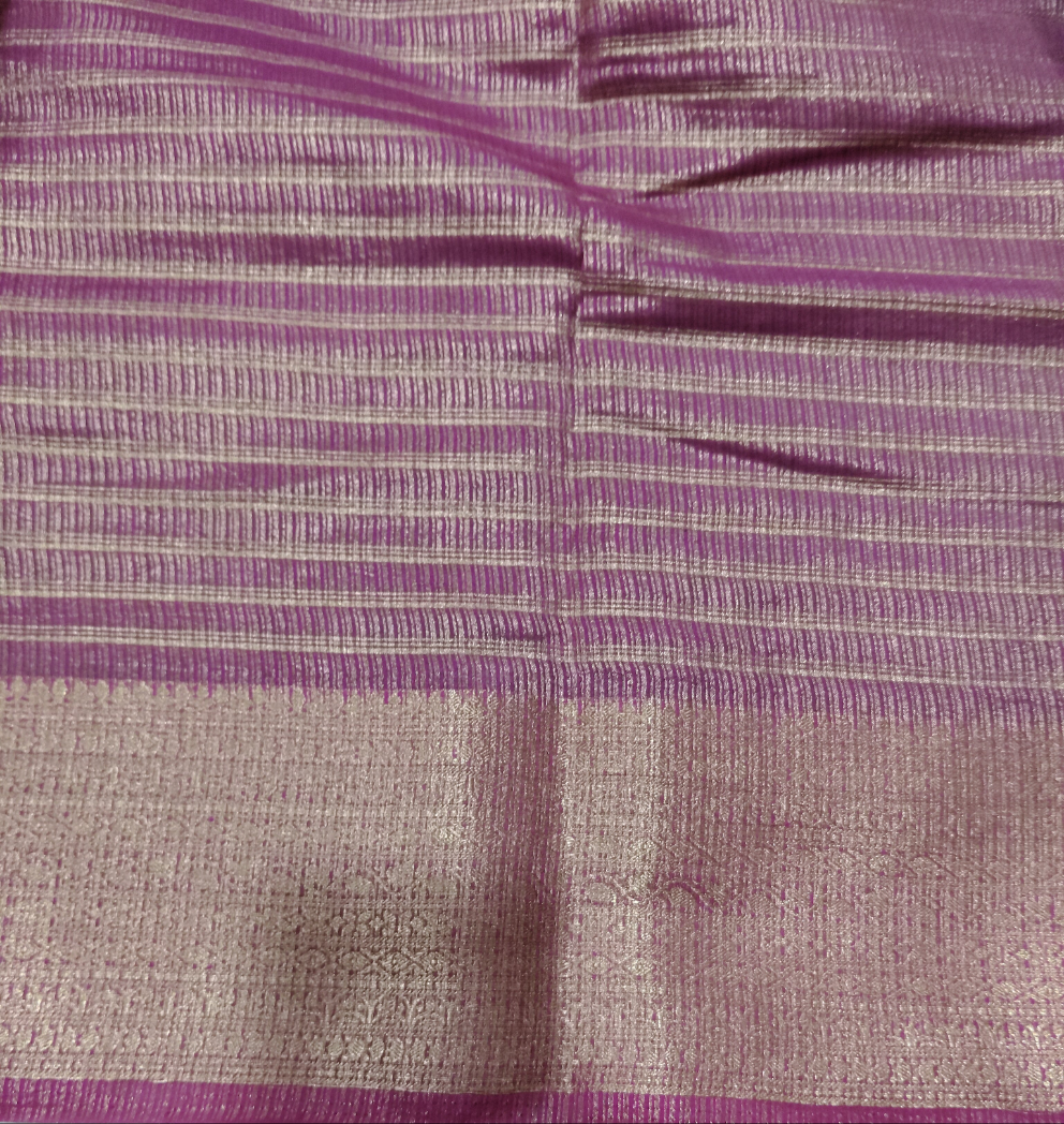 Mysore crepe silk checked (synthetic)