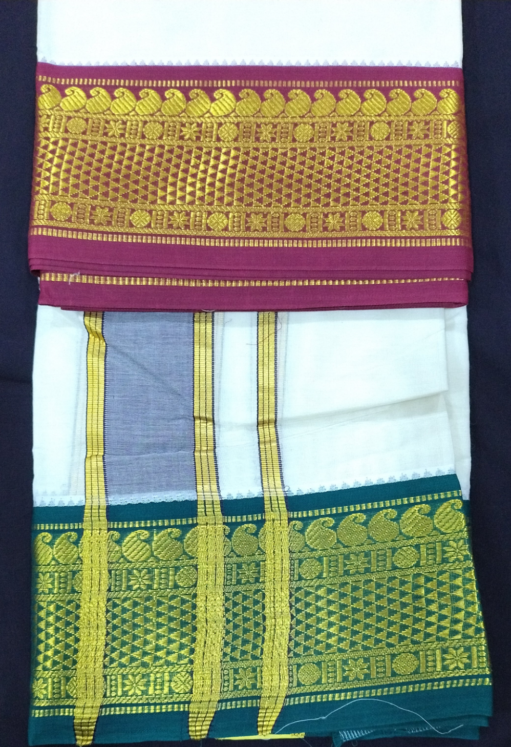 Pure cotton Muhurtham dhoti 10*6