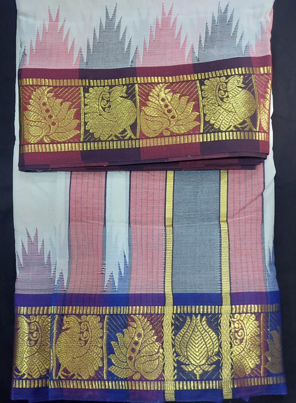 Pure cotton Muhurtham dhoti 10*6 KM