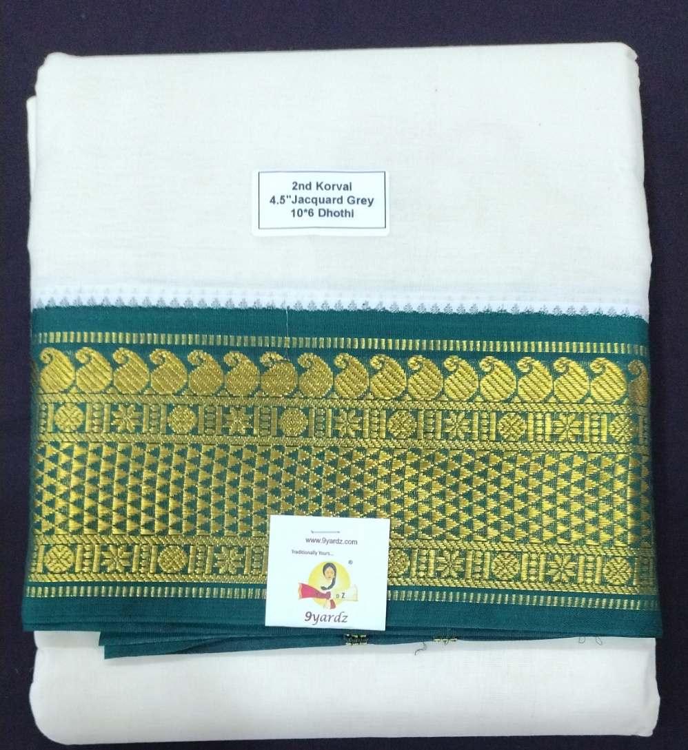 Pure cotton Muhurtham dhoti 10*6