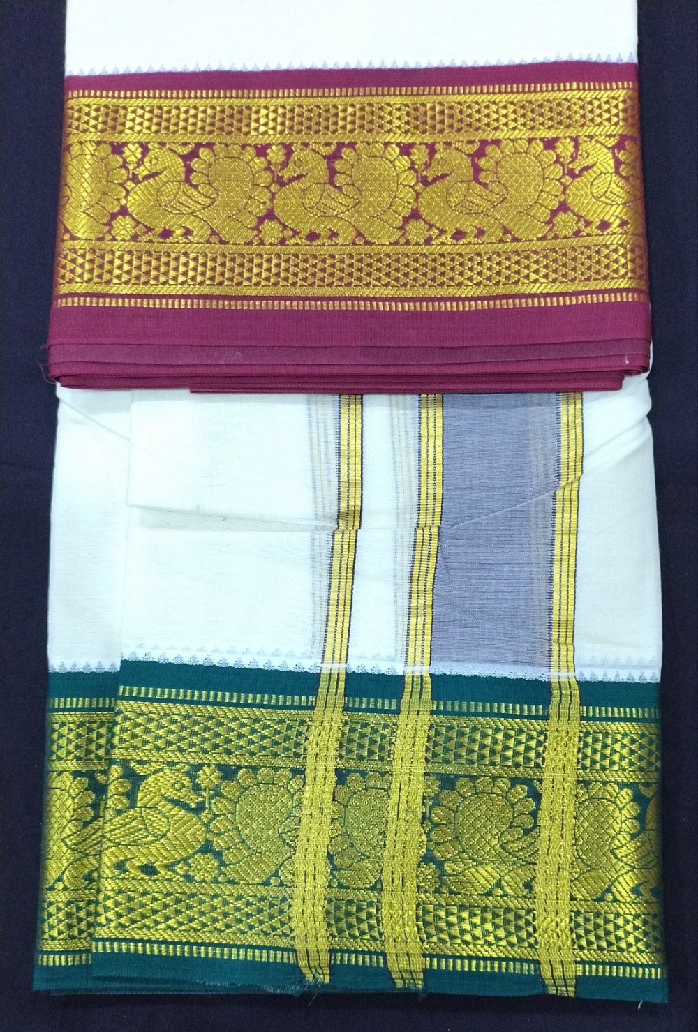 Pure cotton Muhurtham dhoti 10*6