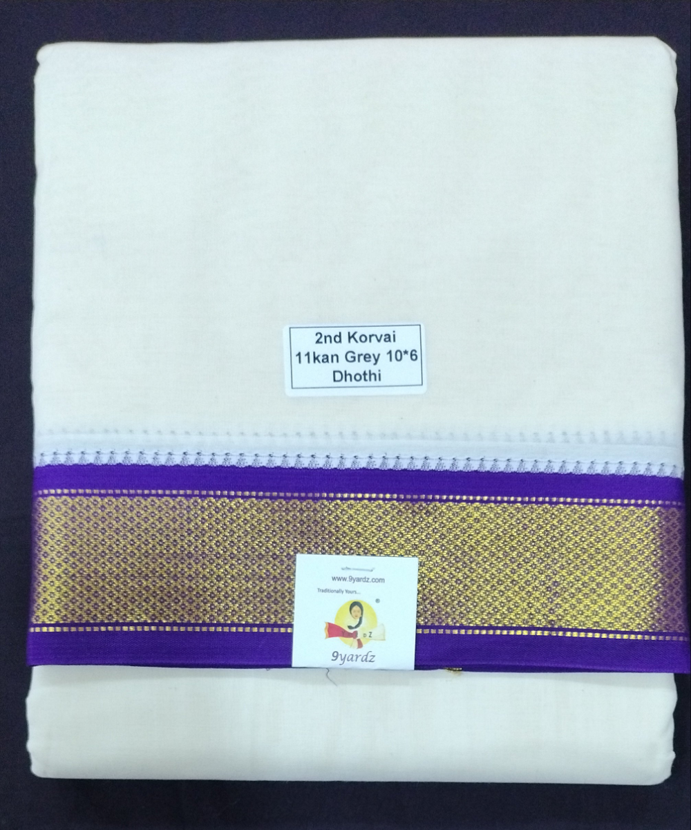 Pure cotton Muhurtham dhoti 10*6