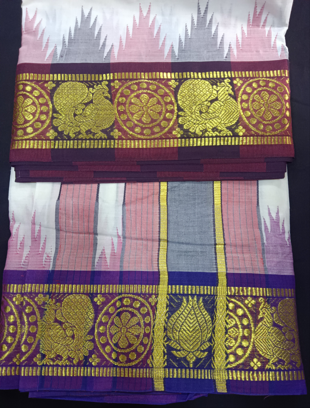 Pure cotton Muhurtham dhoti 10*6 KM