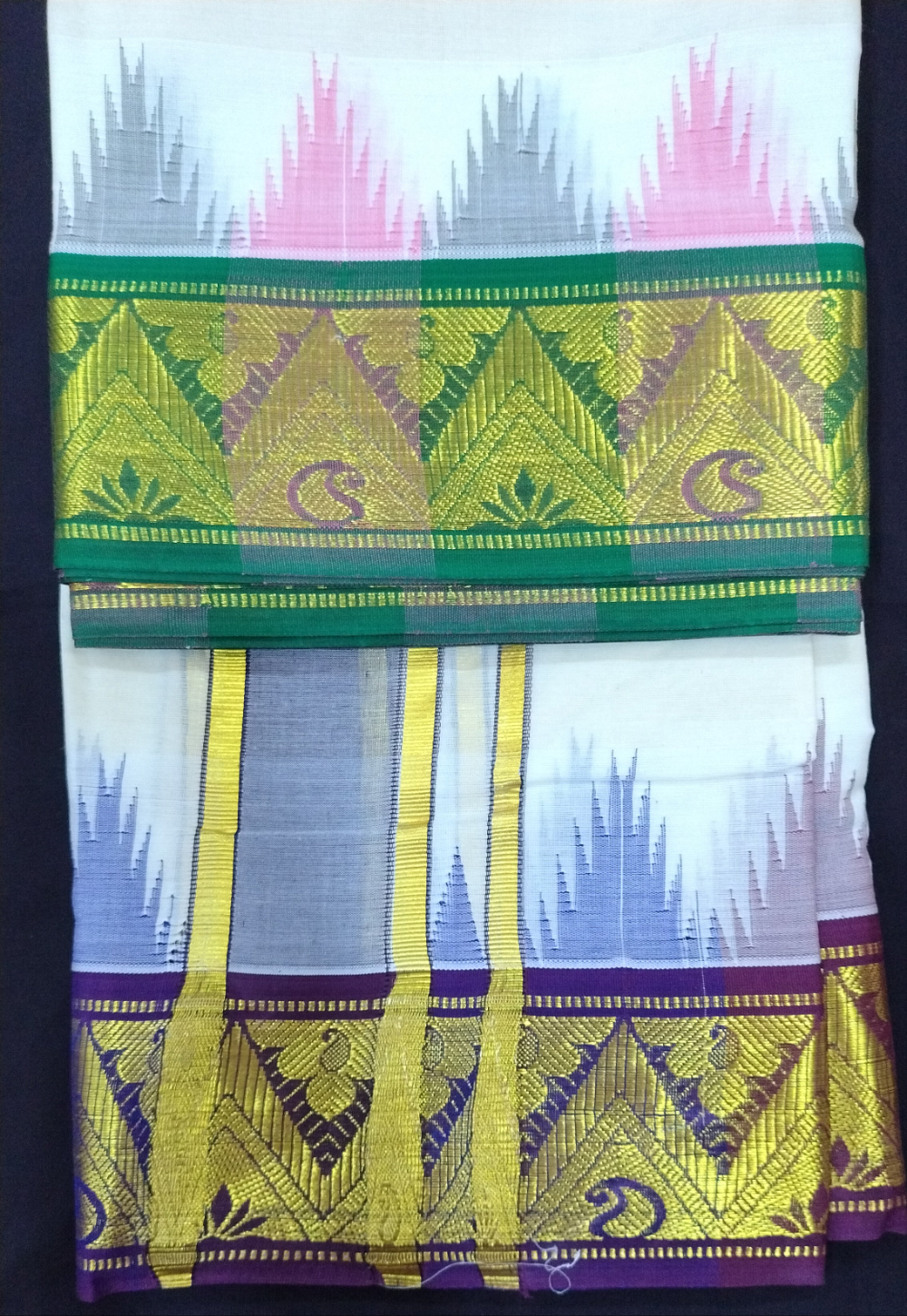 Pure cotton Muhurtham dhoti 10*6