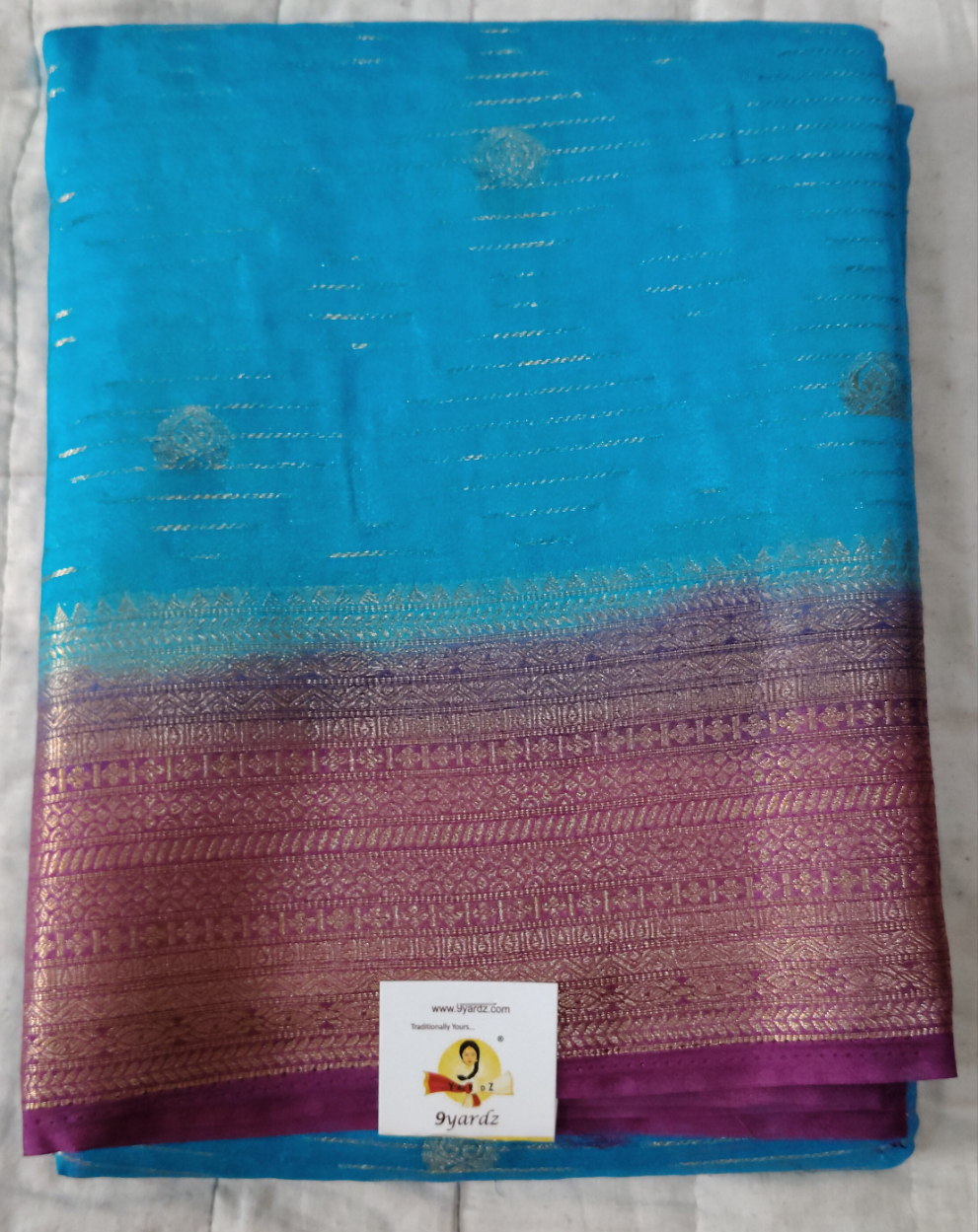 Mysore crepe silk checked (synthetic)