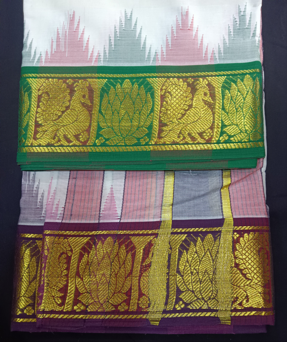 Pure cotton Muhurtham dhoti 10*6 KM