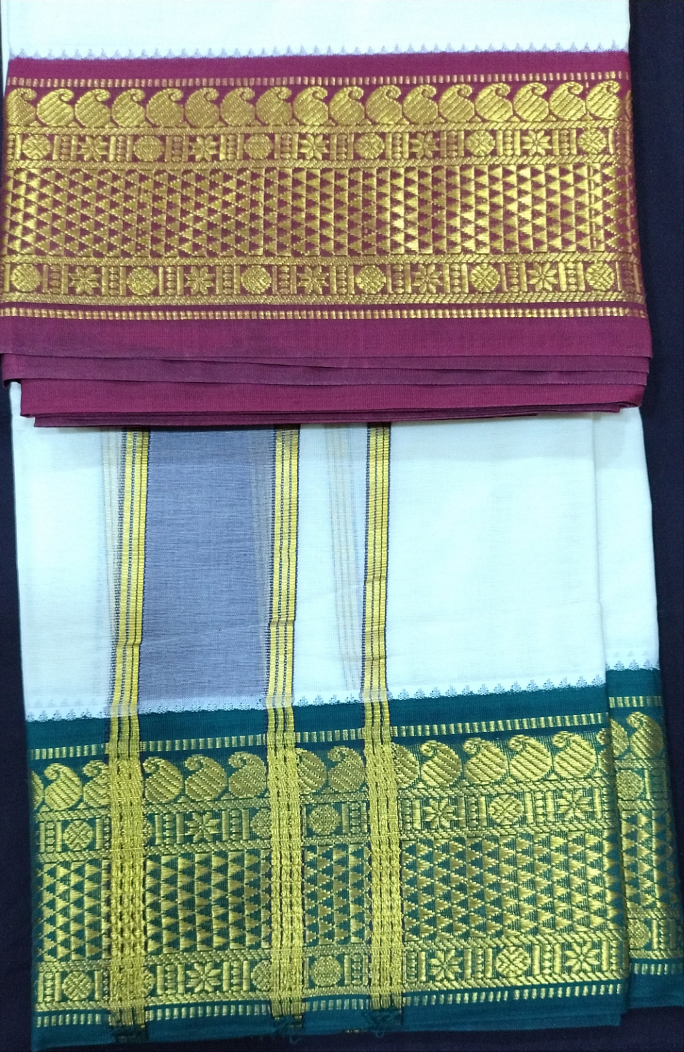 Pure cotton Muhurtham dhoti 10*6