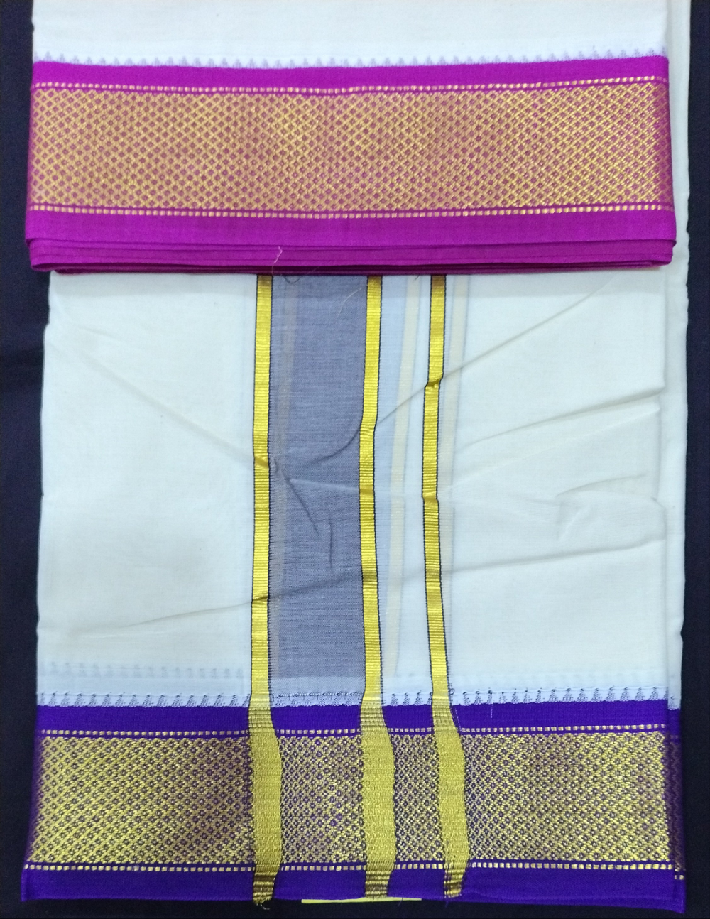 Pure cotton Muhurtham dhoti 10*6