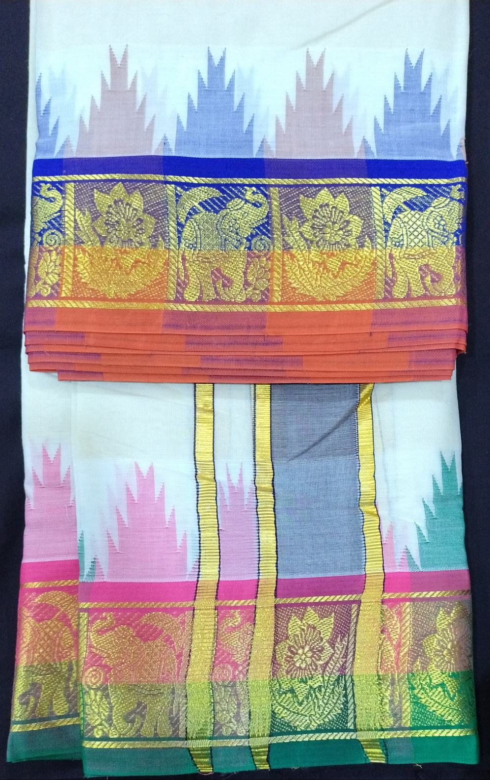 Pure cotton Muhurtham dhoti 10*6